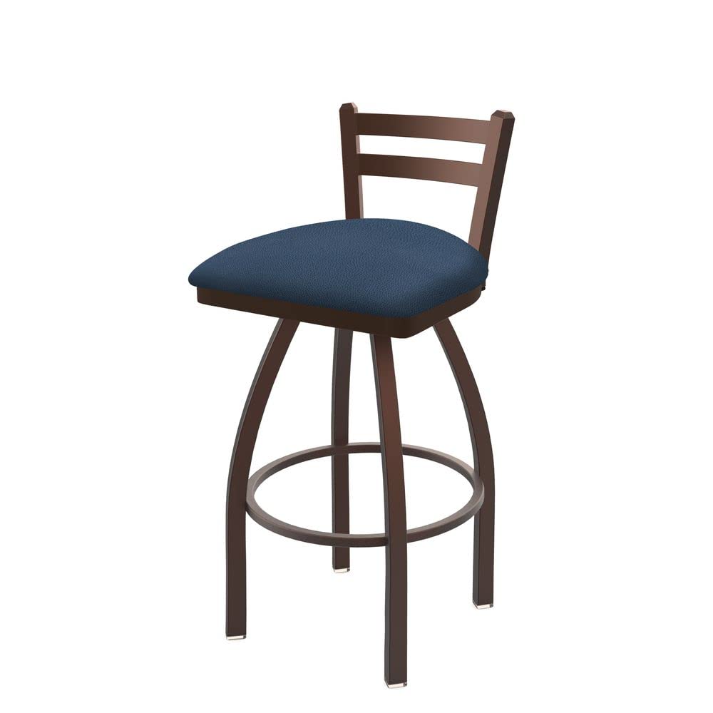 Holland Bar Stool Co. 411 Jackie Low Back Swivel Bar Stool - Rein Bay - Modern Kitchen & Bar Counter Stool for Home, Restaurant & Cafe Use