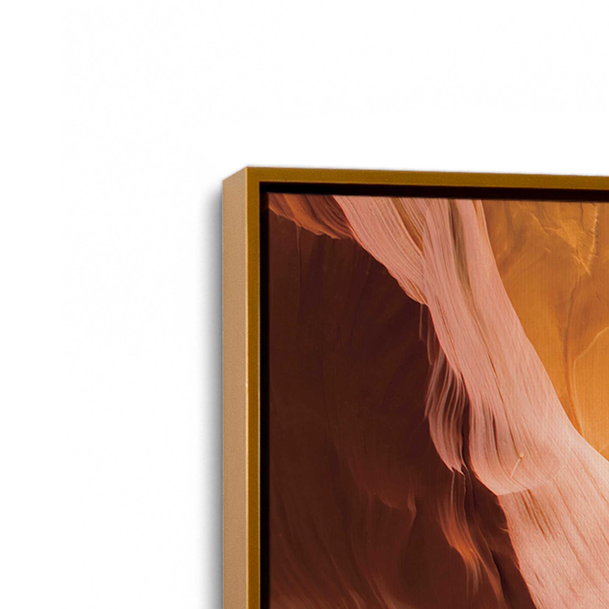 Sandstone Light Print Canvas Wall Art - Handmade Landscape Painting for Living Room, Bedroom & Office Decor