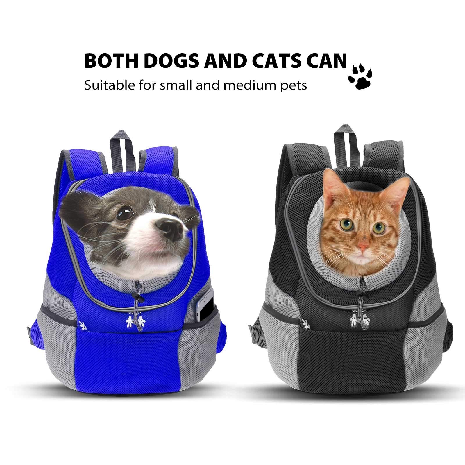 Best Dog & Cat Backpack Carrier for Travel - Lightweight Pet Carrier for Small Dogs & Cats - Perfect for Hiking, Camping & Airplane Trips