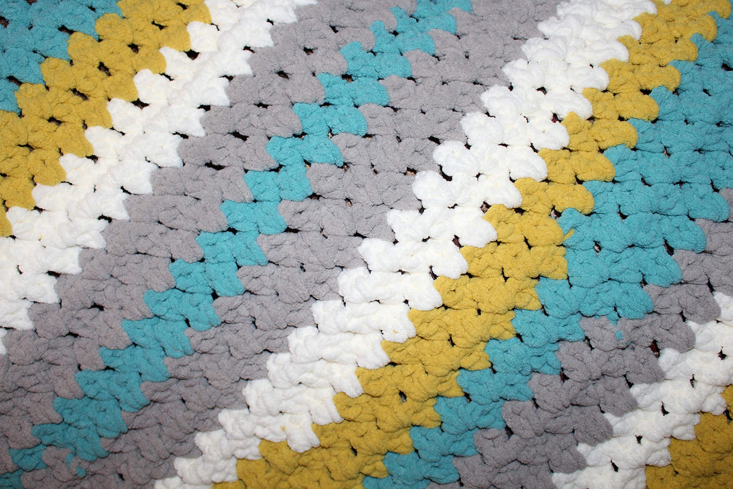 Soft Teal Baby Blanket for Boys & Girls - Chunky Knit Crochet Crib Blanket - Gender Neutral Nursery Essential for Newborns & Pets - Perfect for Swaddling, Napping & Cuddling with Cats & Dogs