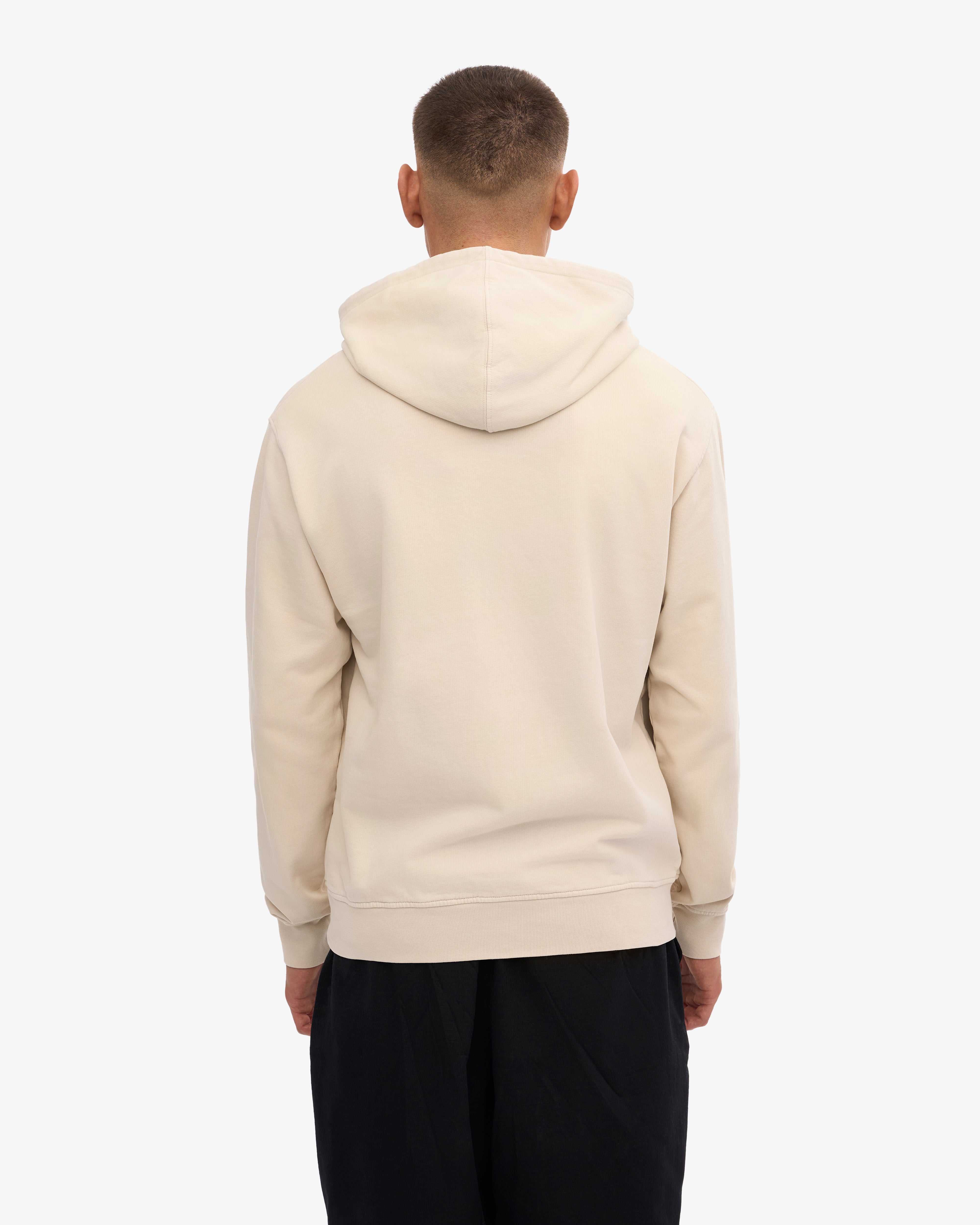 Classic Organic Cotton Hooded Sweatshirt - Ivory White | Soft & Comfortable Pullover for Men & Women | Perfect for Casual Wear, Loungewear & Outdoor Activities