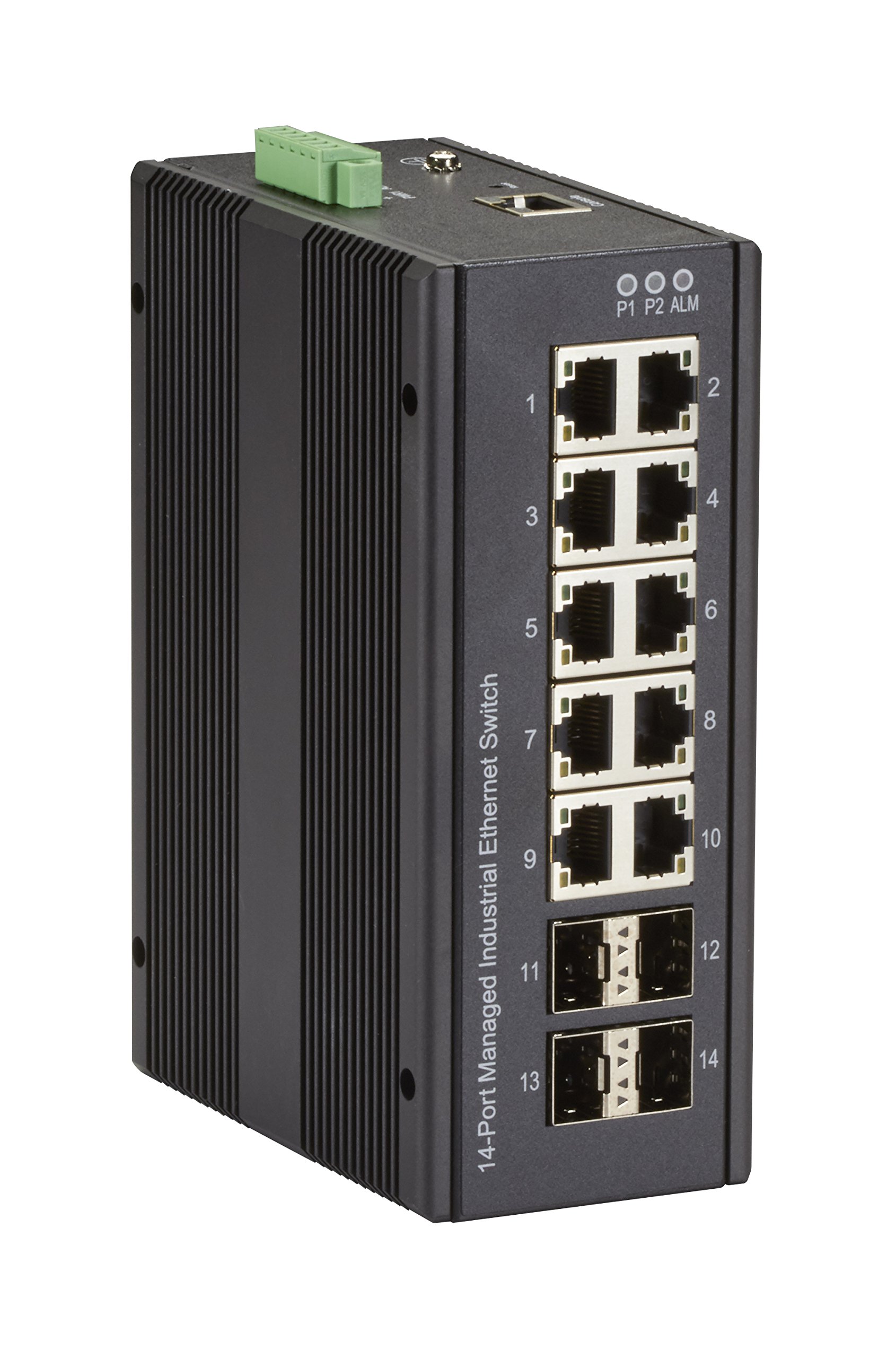 Industrial 5-Port Gigabit Ethernet Switch with Extreme Temperature Resistance - Reliable Network Solution for Harsh Environments, Factories & Outdoor Installations