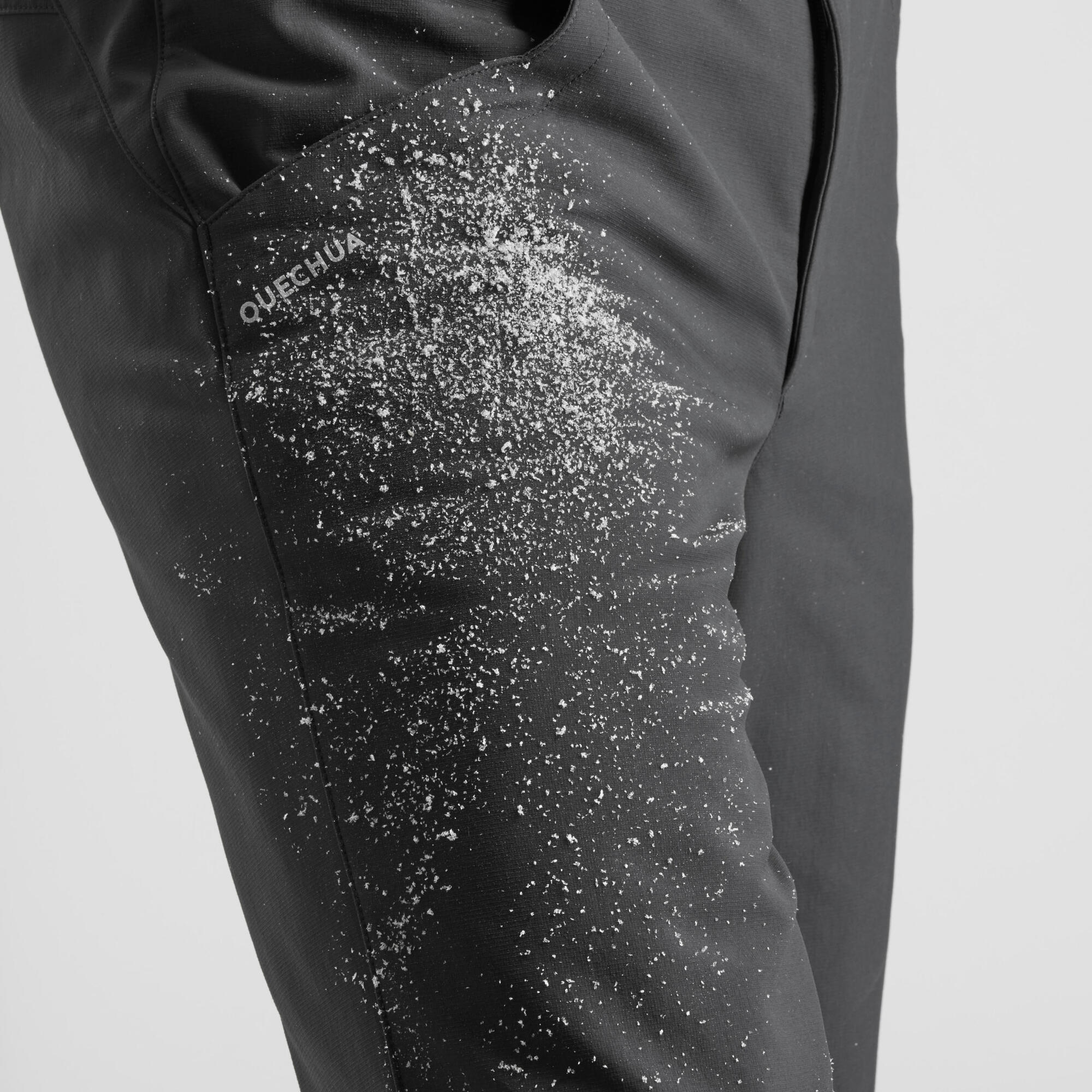 Quechua Men's SH500 Waterproof Hiking Pants - Lightweight, Windproof & Quick-Dry for Outdoor Adventures, Camping & Trekking