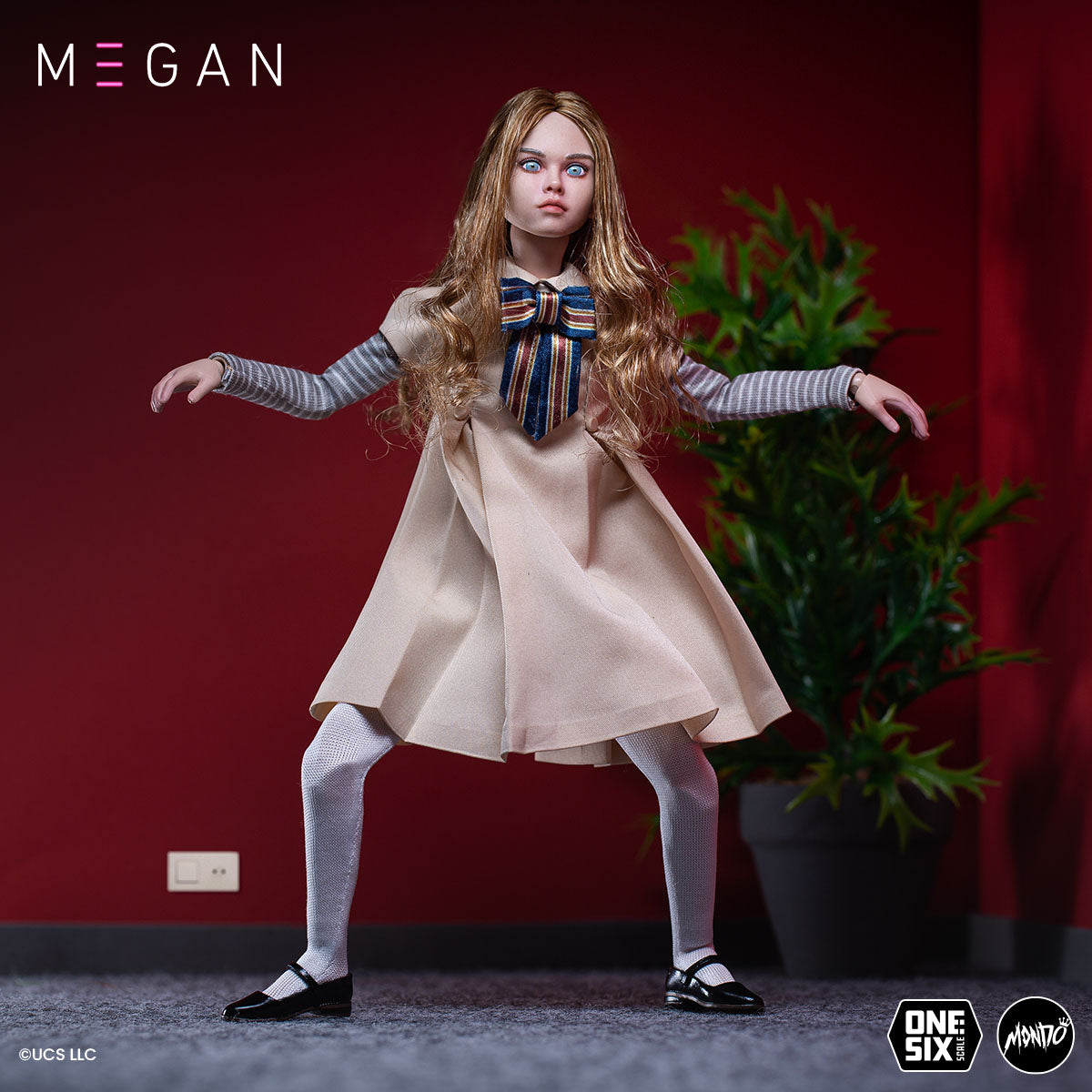 M3gan 1/6 Scale Collectible Action Figure - Highly Detailed Movie Replica for Display & Collection - Perfect for Horror Fans & Pop Culture Enthusiasts