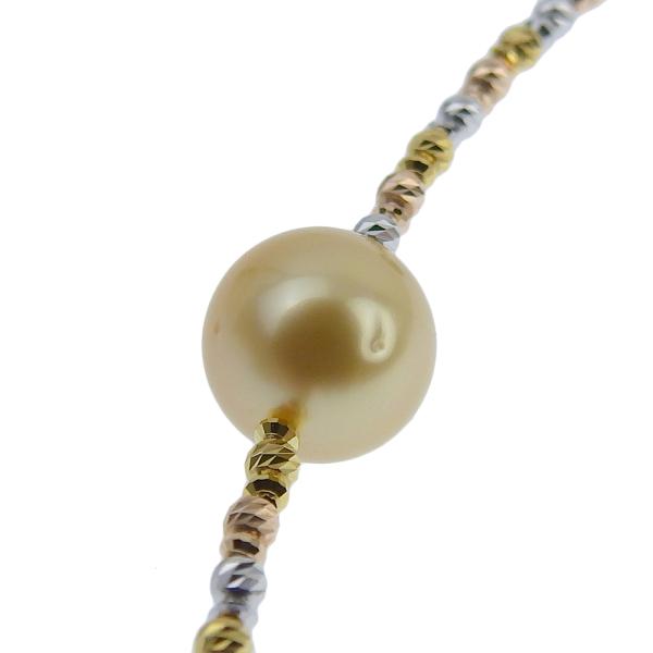 18K Gold Pearl Station Necklace - Elegant Dainty Layering Jewelry for Women - Perfect for Weddings, Anniversaries & Special Occasions