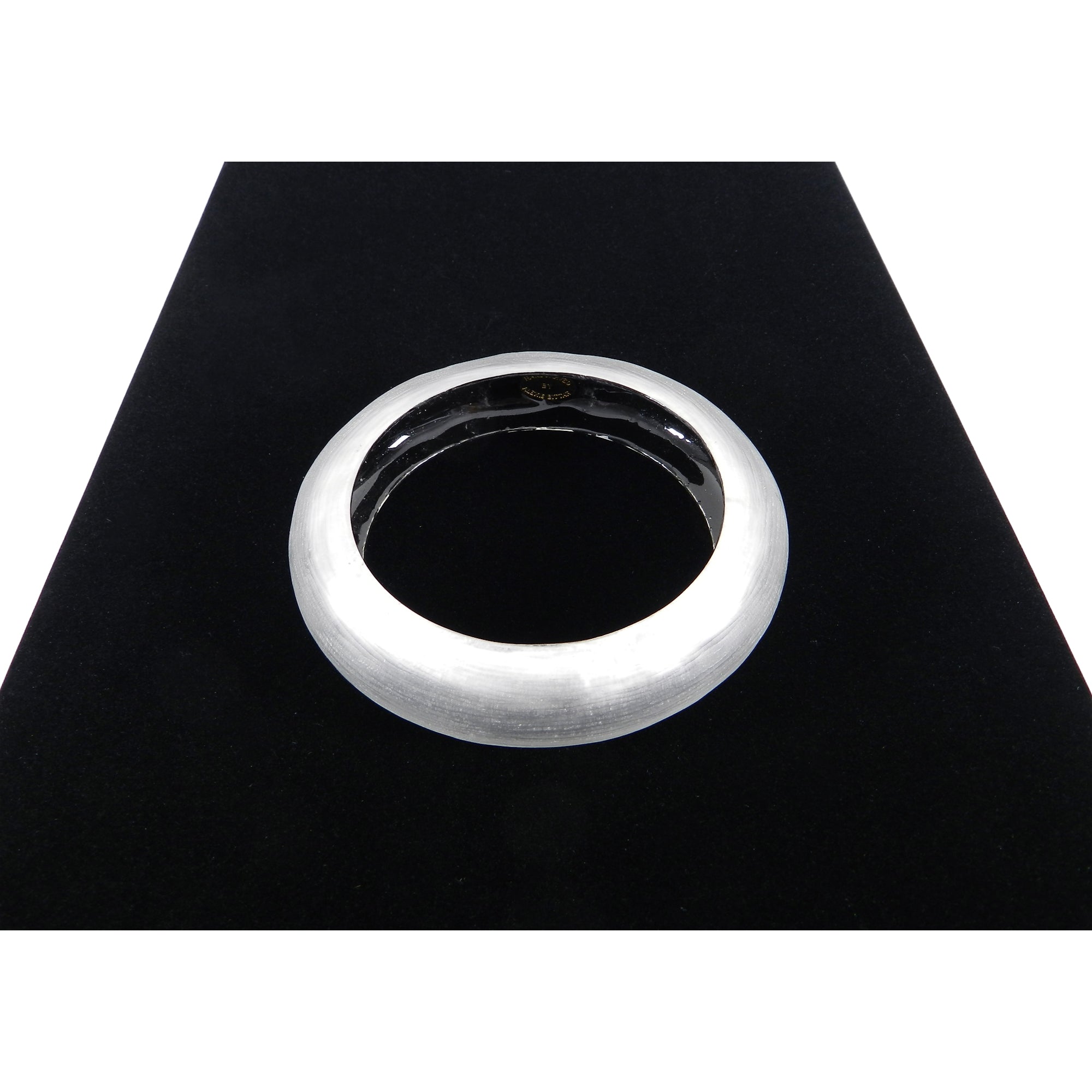 Alexis Bittar Pearly White Resin Bangle Bracelet for Women - Elegant Fashion Jewelry for Parties, Weddings & Special Occasions