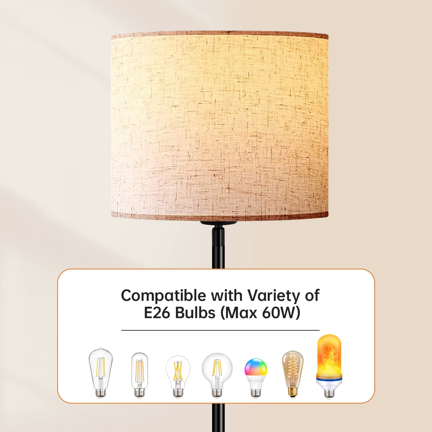 Modern Black Floor Lamp 58