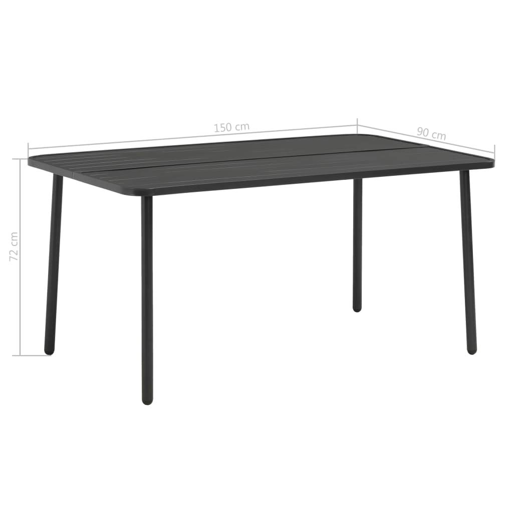 Premium Metal Side Table for Indoor & Outdoor Use - 59.1
