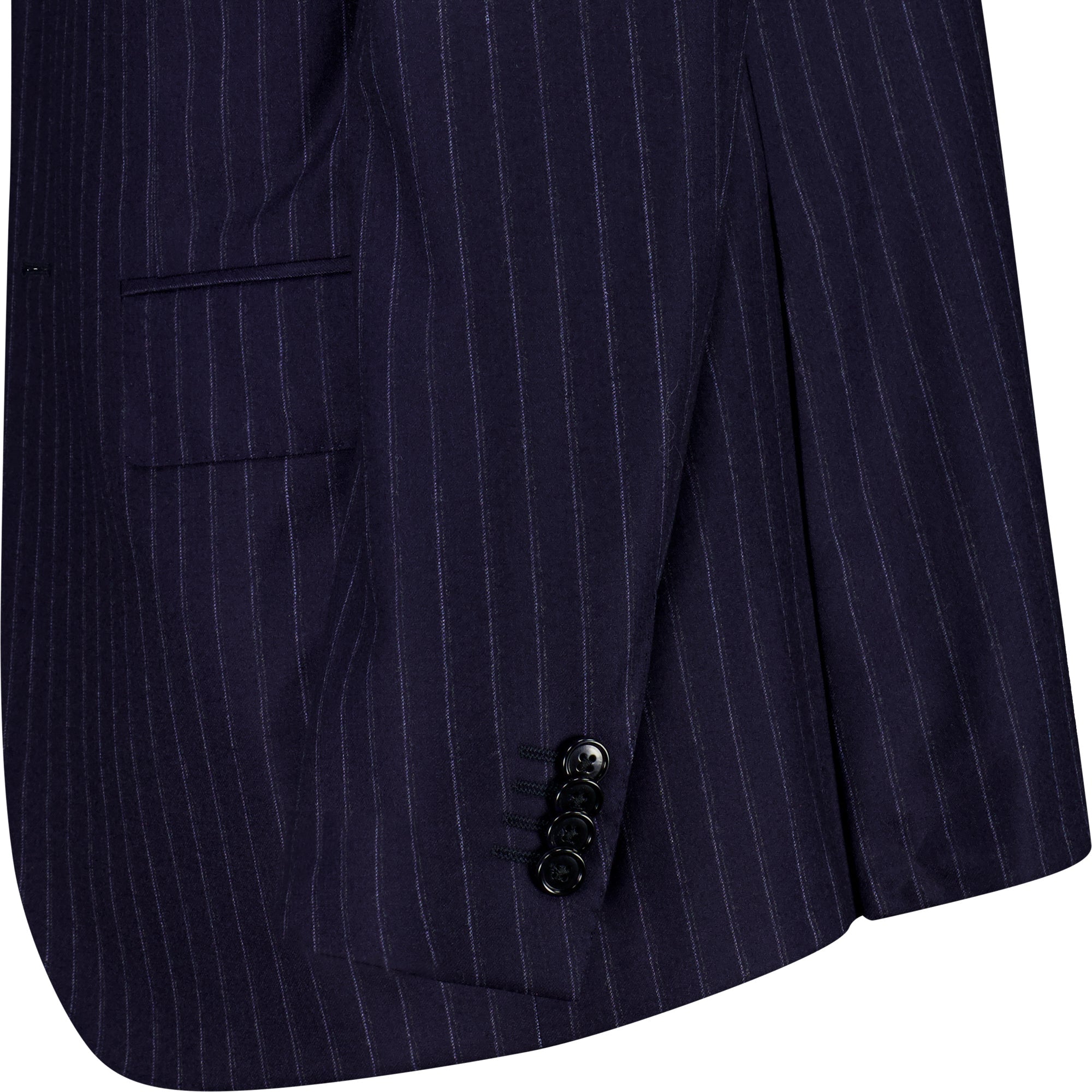 Corneliani Stripe Leader Suit for Men - Navy Blue Business Attire | Perfect for Office, Weddings & Formal Events