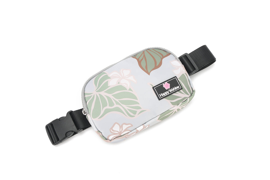 Jenna Kalo Grey Belt Bag for Women - Stylish Crossbody Fanny Pack for Travel, Running, and Everyday Use