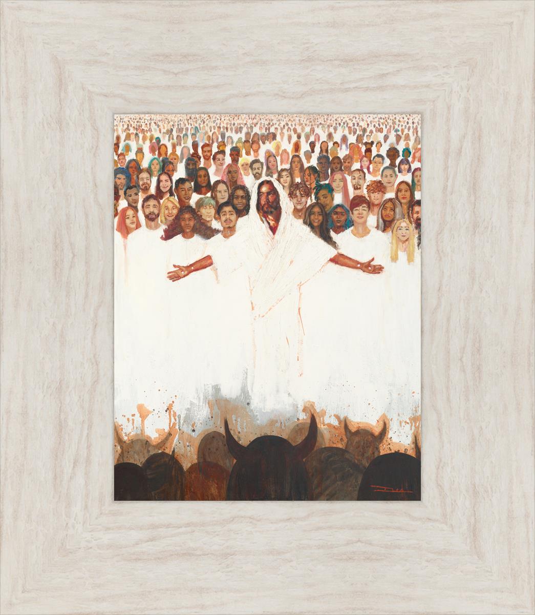 Fear Not, For They That Be With Us Are More - Inspirational Christian Wall Art for Home & Office Decor - Perfect for Living Room, Bedroom, or Gift Giving