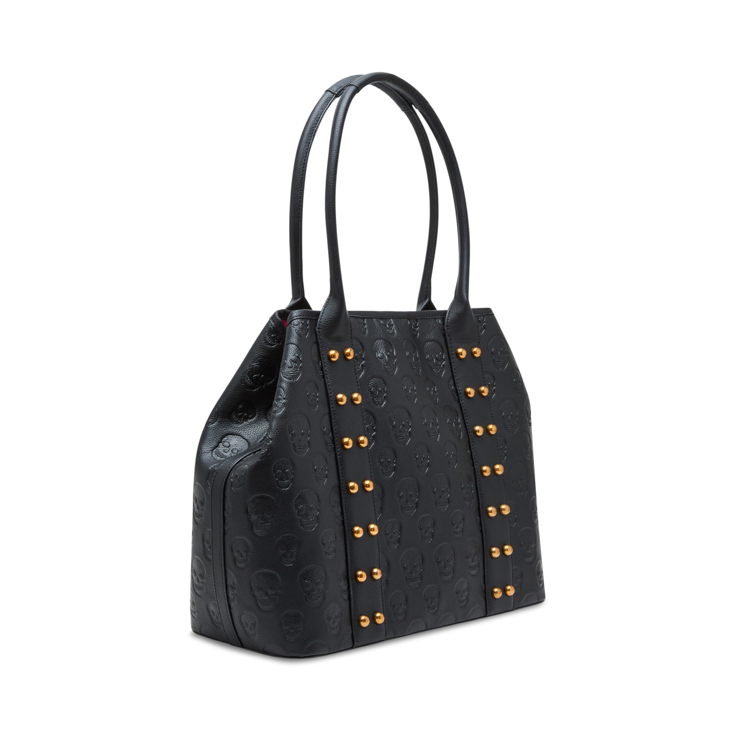Betsey Johnson Skull Boss Trap Tote Bag for Women - Stylish Black Handbag for Work, School & Everyday Use