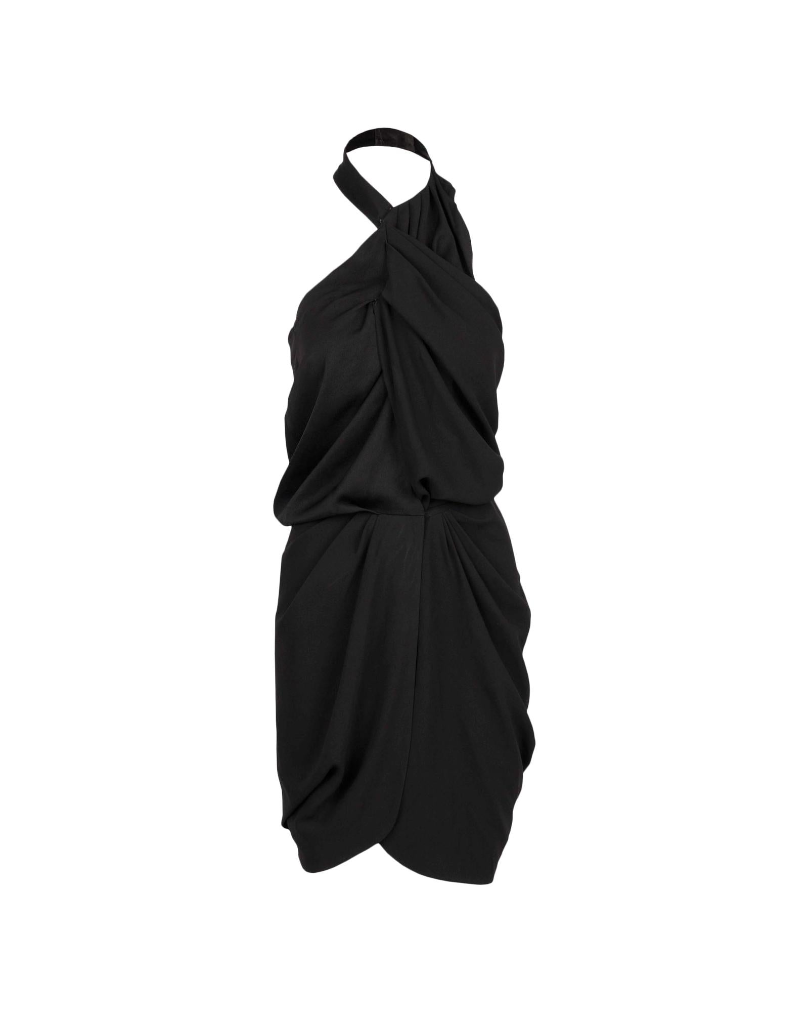 Elegant Asymmetrical Backless Halterneck Dress for Women - Sexy Summer Party Cocktail Dress for Night Out, Date Night, and Special Occasions