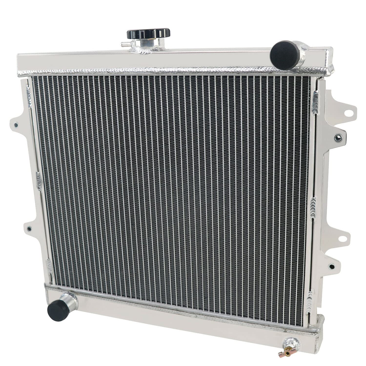 High-Performance 3 Row Core Radiator for 1984-1995 Toyota 4Runner & Pickup SR5 2.4L MT - All Aluminum OE Style Replacement with 16