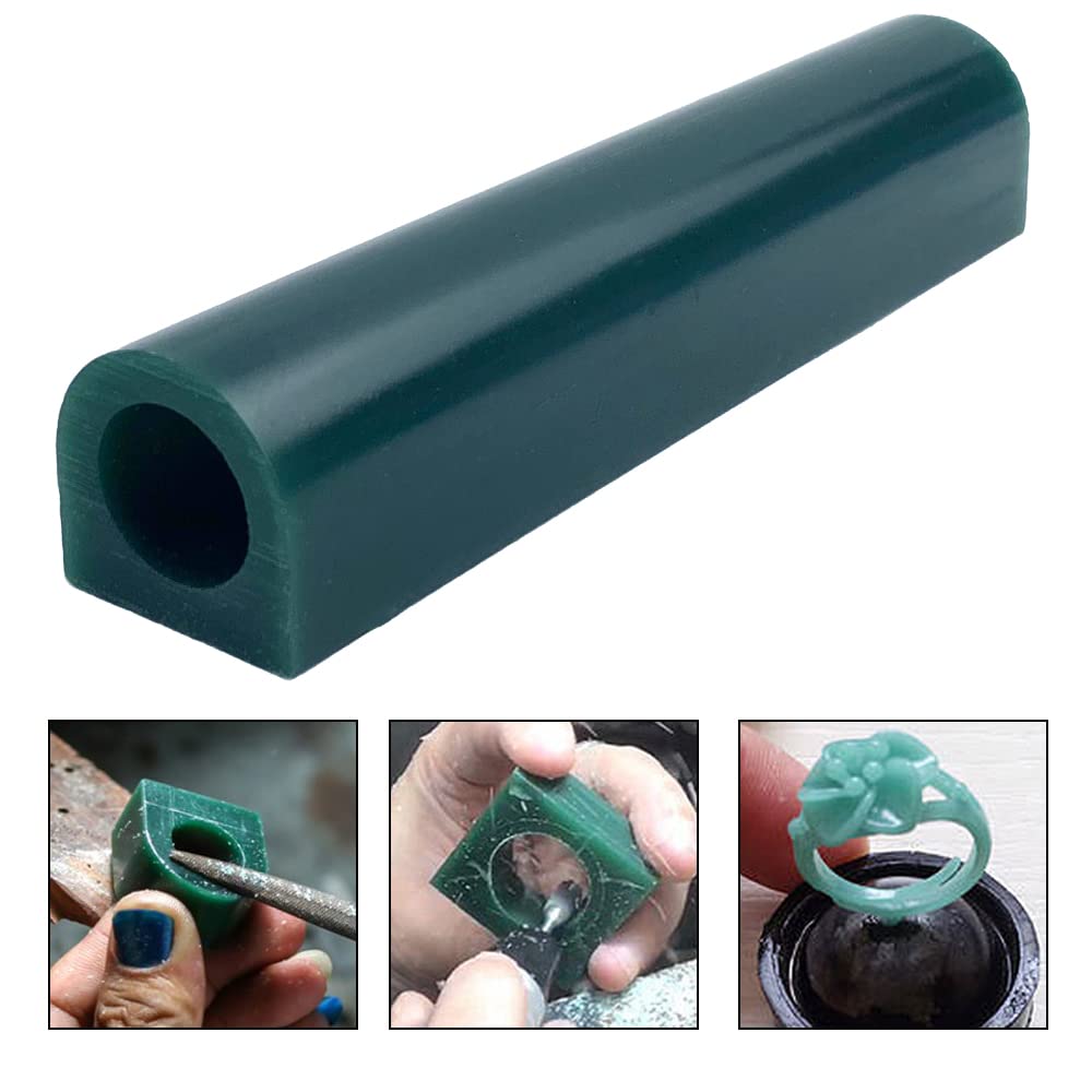 PHYHOO Green Man Wax Ring Carving Tool - Solid Carving Wax Tube T100 for Jewelry Making, Ring Crafting & Wax Modeling | Perfect for Jewelers, DIY Crafts & Wax Sculpting Projects