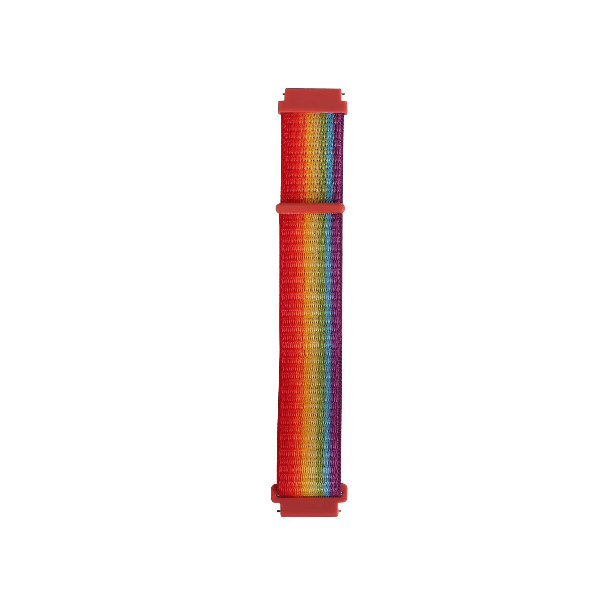 ZKCREATION 20mm Braided Rainbow Watch Band - Replacement Strap for Fitness & Activity Trackers - Perfect for Running, Gym & Daily Wear