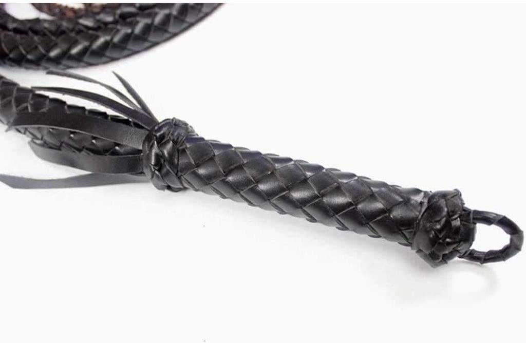 Premium Handmade Leather Bull Whip - Durable Training Whip for Strength & Coordination | Perfect for Sports, Fitness, Martial Arts & Cowboy LARPing