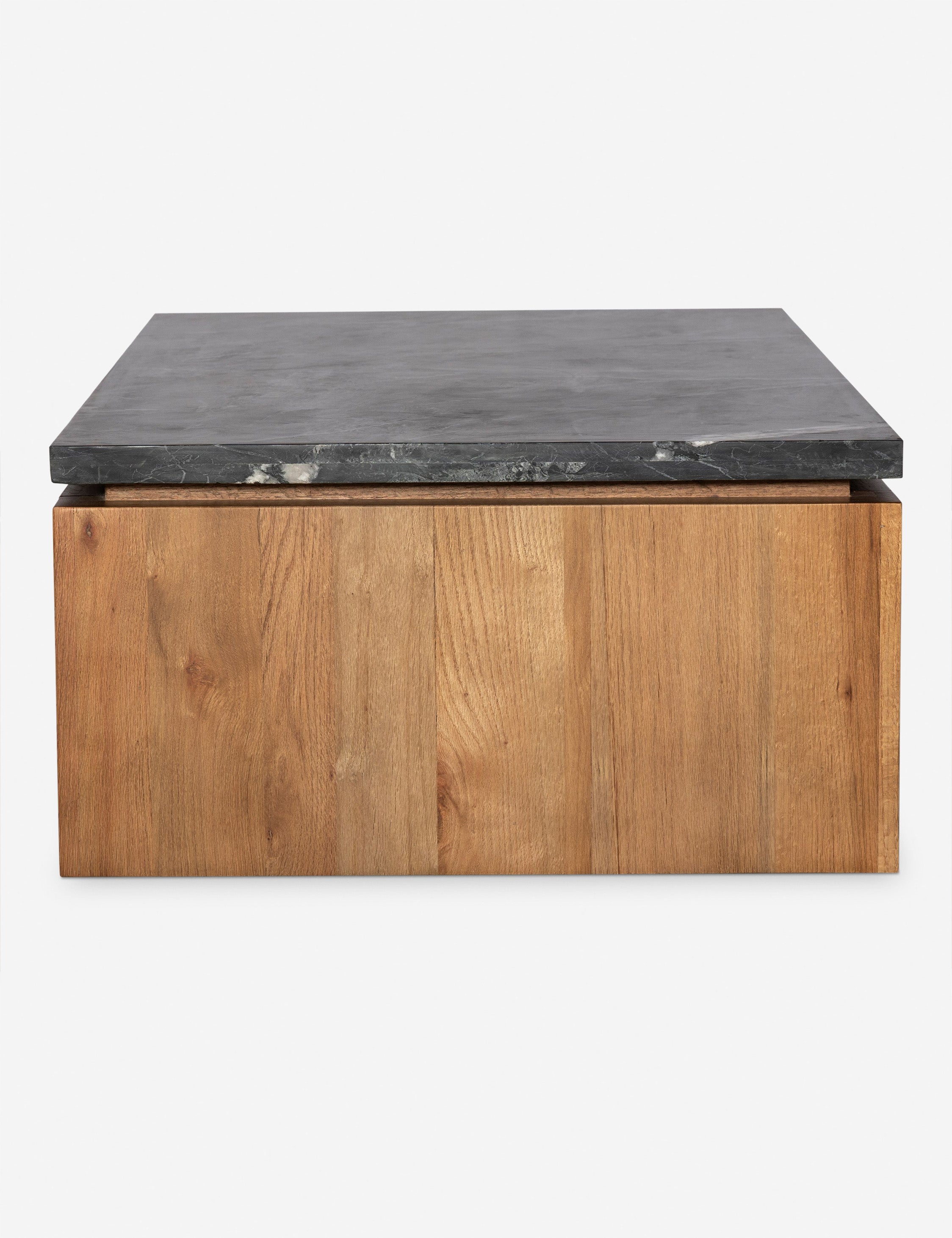 Modern Brickell Coffee Table for Living Room - Solid Wood Mid-Century Design with Storage Shelf - Perfect for Small Spaces, Apartments & Home Decor