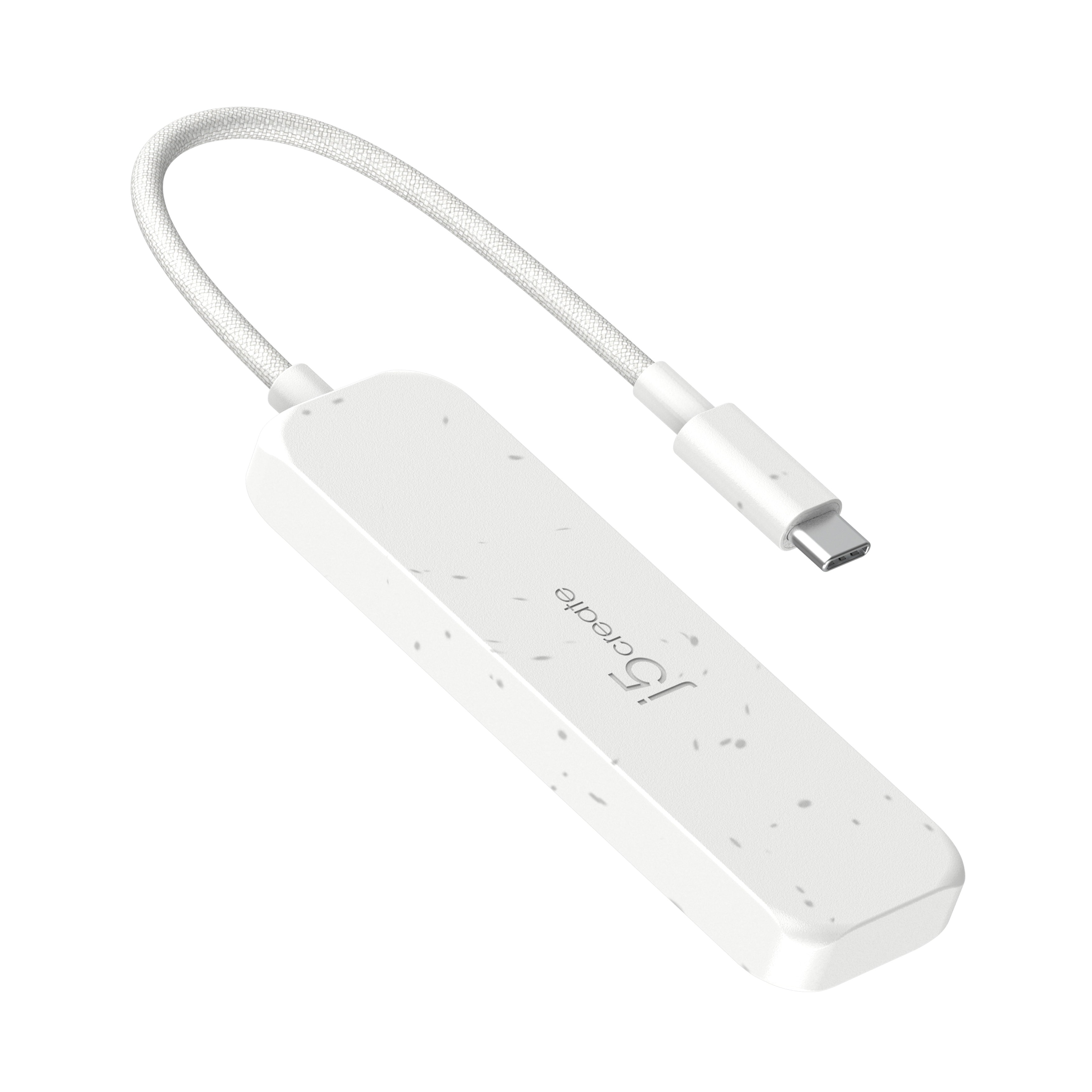 Eco-Friendly USB C to 4 Port USB 3.1 Gen 2 Hub - High Speed Data Transfer for Laptop, MacBook, PC - Perfect for Home Office, Gaming & Travel Accessories
