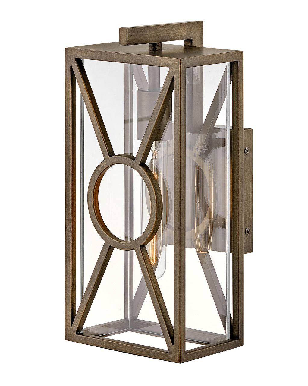 Brixton LED Wall Mount in Burnished Bronze - Modern Sconce Lighting for Bedroom, Living Room & Hallway