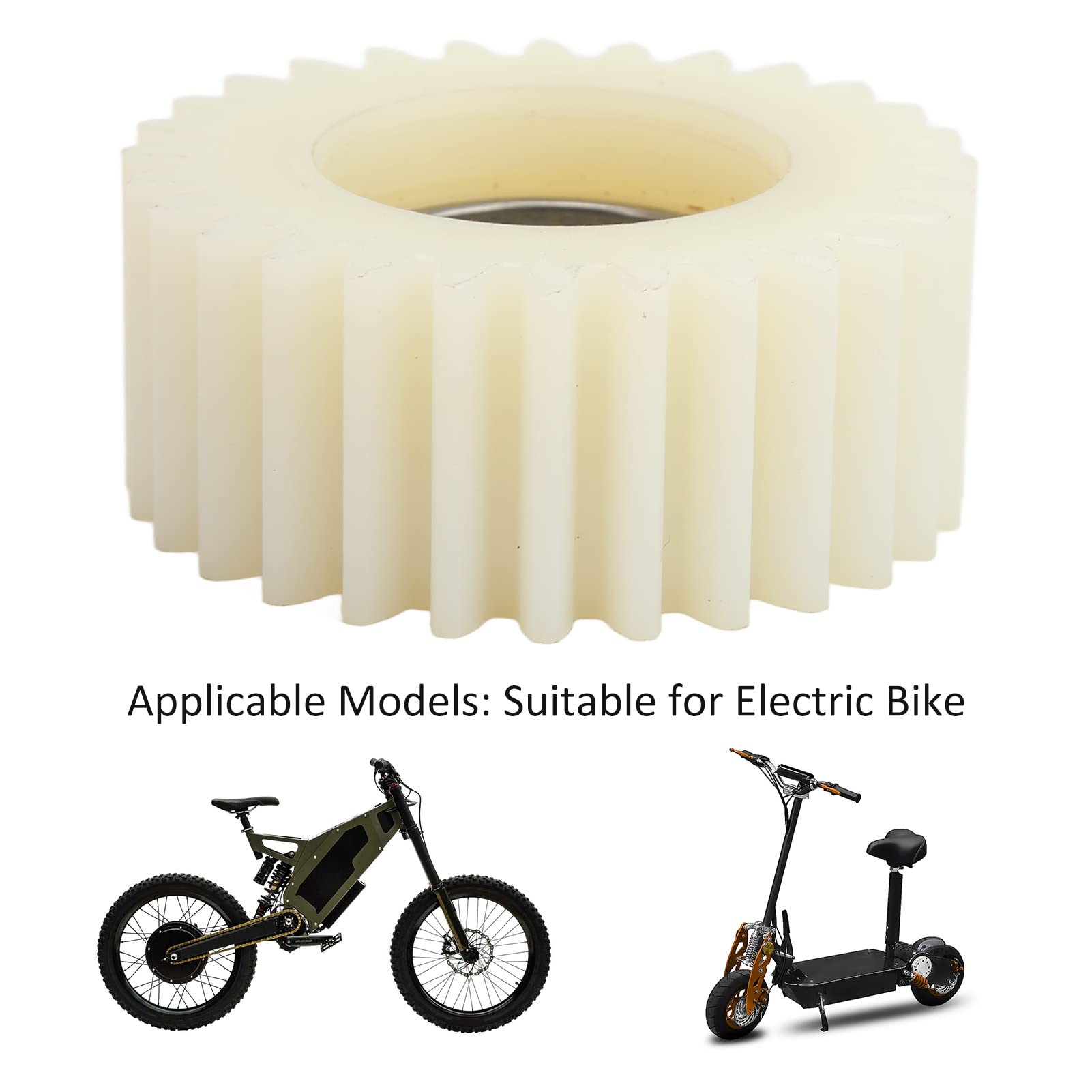 High Performance 28T Electric Bike Wheel Hub Motor Gear - Durable Nylon Planetary Gears Replacement for Smooth Riding | Perfect for E-Bike Maintenance & DIY Repairs