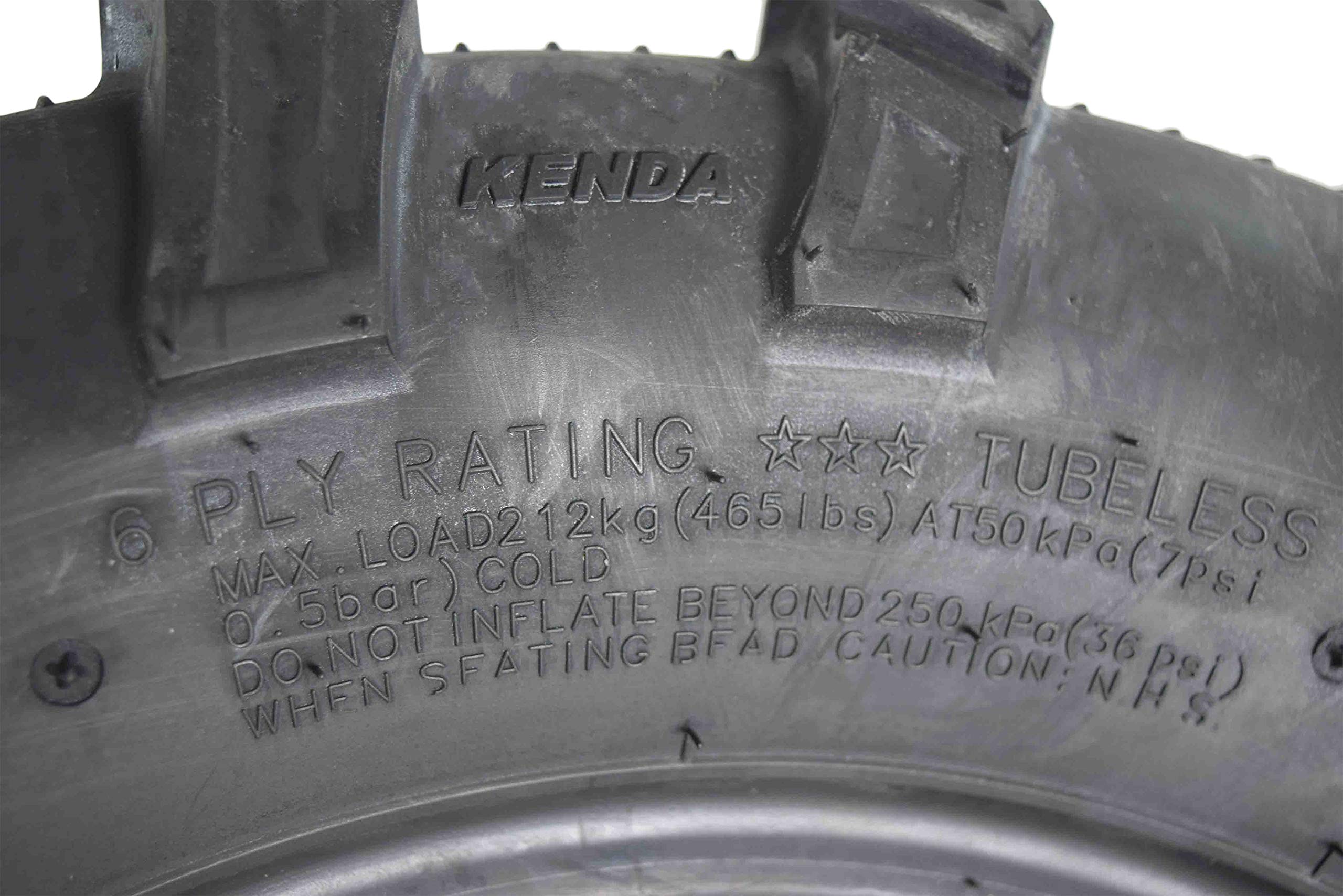 Kenda Bear Claw EVO 26x9-14 Front & 26x11-14 Rear ATV/UTV All-Terrain Mud Tires (4-Pack) with Free Bottle Opener Keychain - Perfect for Off-Roading, Hunting & Trail Riding