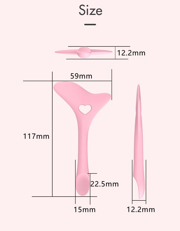 Skyzone 4-in-1 Reusable Silicone Mascara Guard - Upper & Lower Eyeliner Tape, Eyeshadow & Eyebrow Stencil - Multifunctional Makeup Tool for Women | Perfect for Mess-Free Mascara Application & Precise Eye Makeup