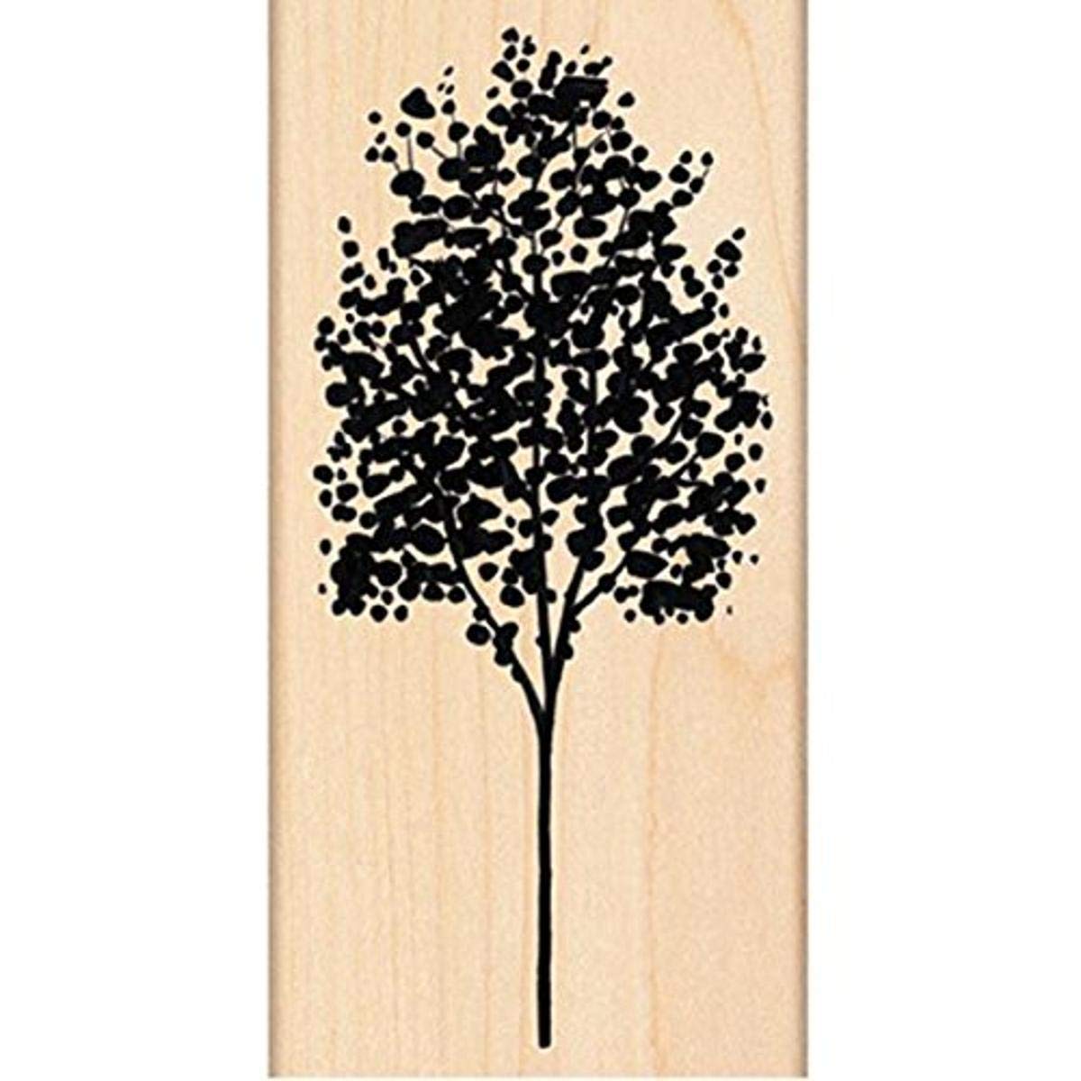 Penny Black 4270K Spotted Winter Wood Mounted Rubber Stamp - Perfect for Holiday Cards, Scrapbooking, and DIY Craft Projects
