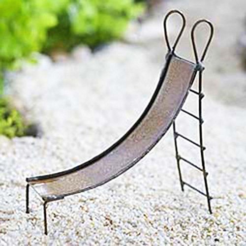 Miniature Fairy Garden Slide - Dollhouse Accessories for Fairy Gardens & Miniature Landscapes - Perfect for DIY Fairy Gardens, Terrariums & Miniature Displays