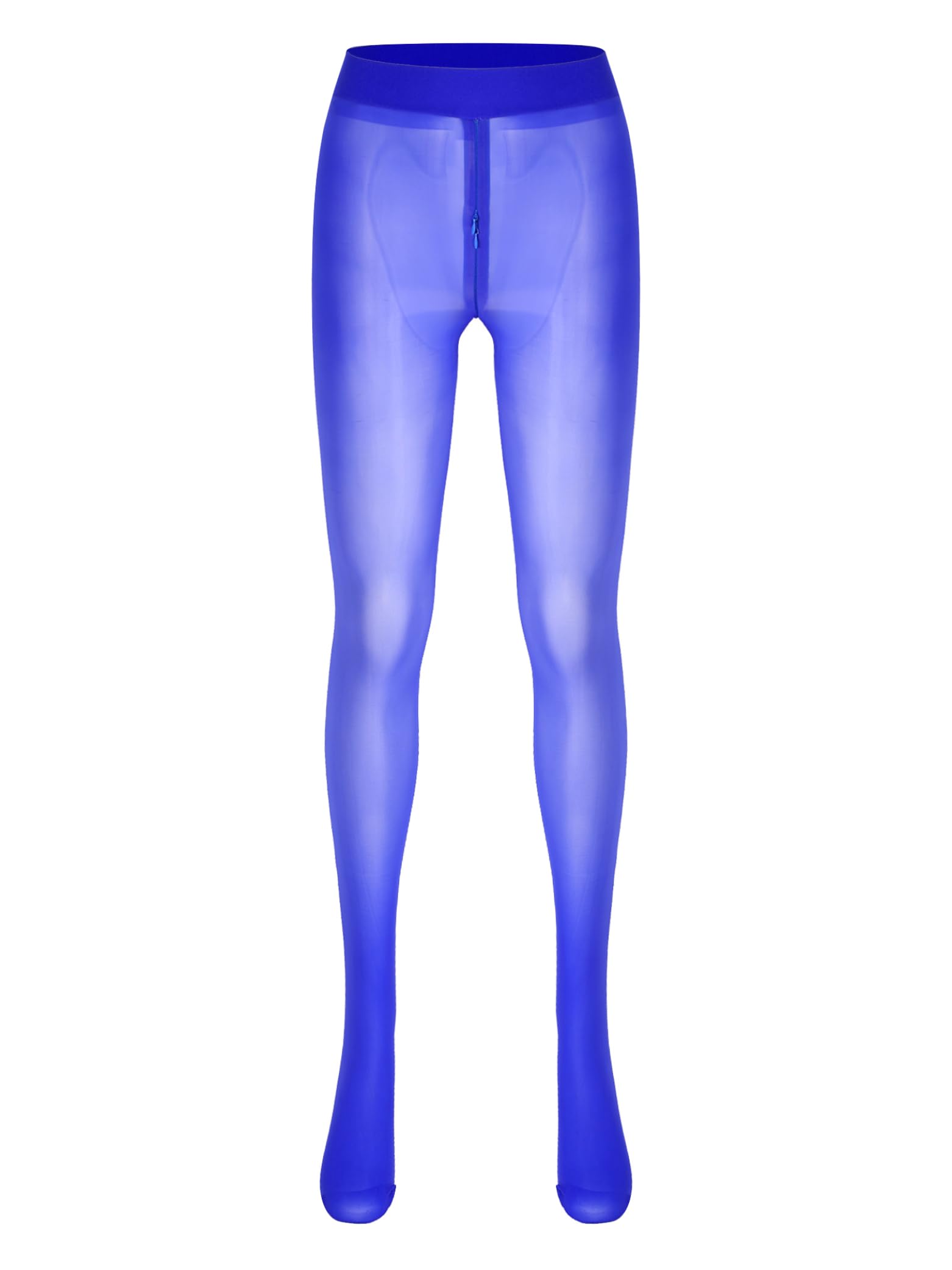 Linjinx Women's Opaque Tights - Silk Glossy Pantyhose Stockings with Zipper for Lingerie & Hosiery | Perfect for Evening Wear, Date Nights & Fashion Outfits