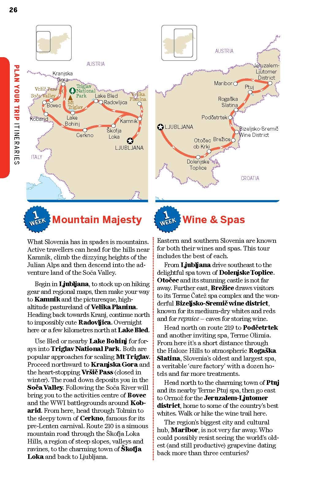 Lonely Planet Slovenia 9th Edition Travel Guide - Best Sights, Maps & Insider Tips for Exploring Slovenia's Hidden Gems - Perfect for Solo Travelers, Road Trips & Adventure Vacations