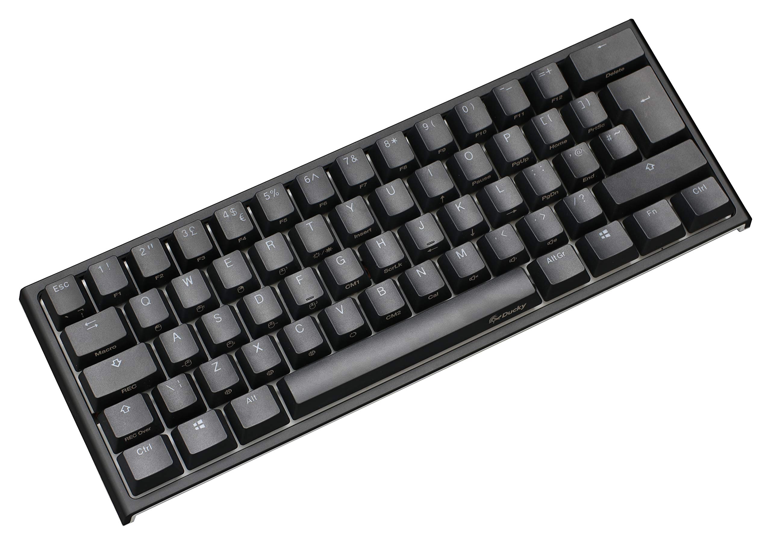Ducky One 2 Mini 60% RGB Mechanical Gaming Keyboard - Cherry MX Brown Switches, Customizable Backlit for PC & Mac | Perfect for Esports, Typing & Office Work