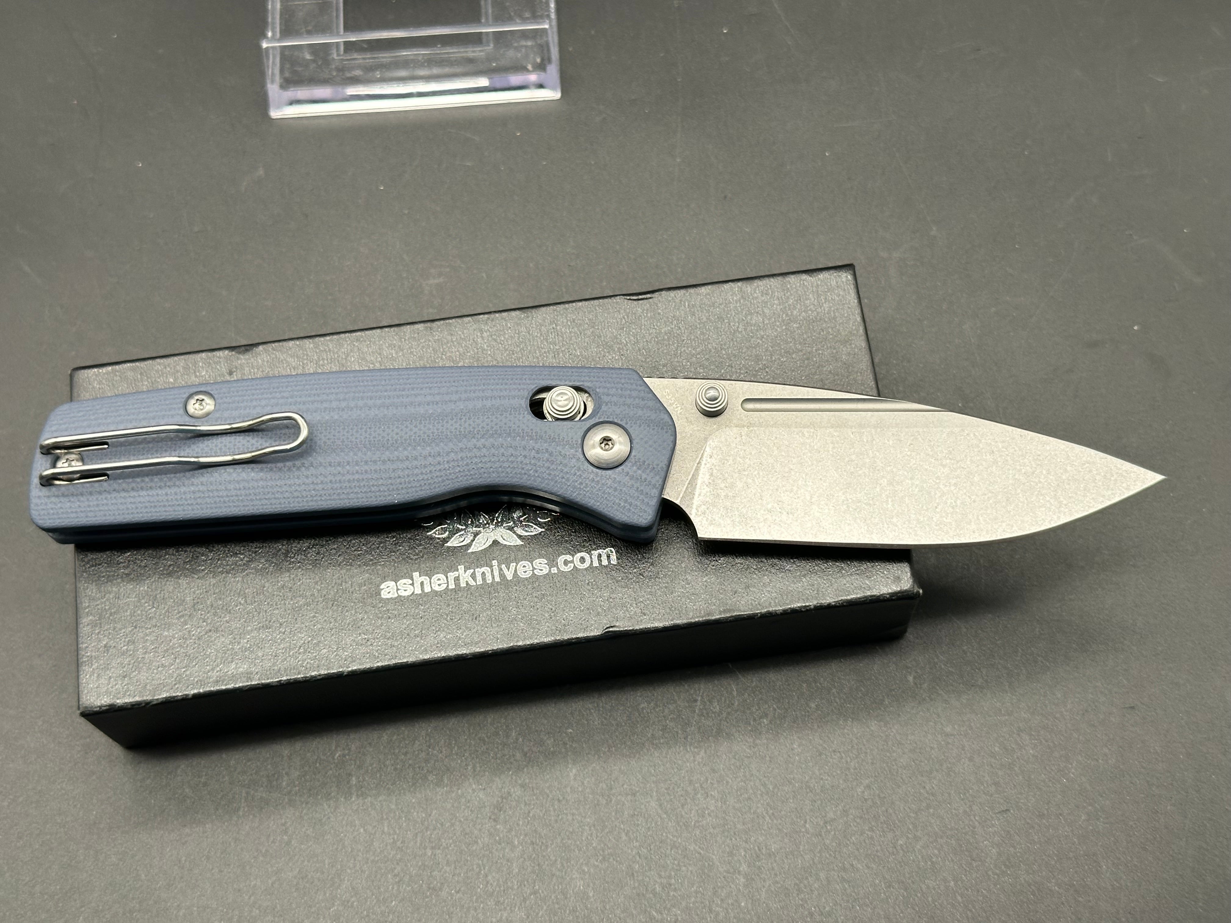 Asher Spiro Crossbar Folding Knife - 3.2