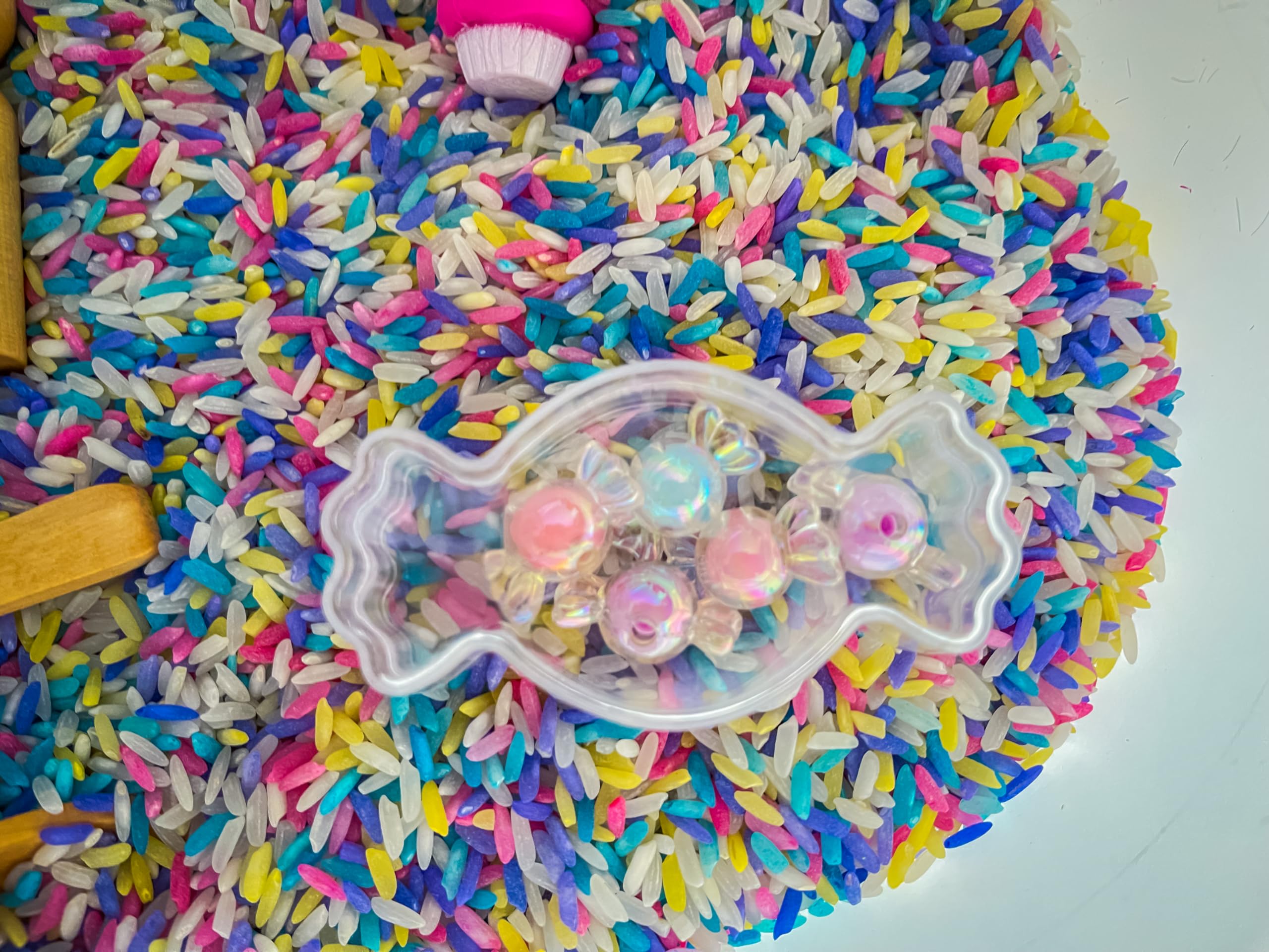 Kids Sensory Bin for Fine Motor Skills - Sweet Themed Sensory Play Kit for Toddlers & Preschoolers - Perfect for Learning, Playtime & Autism Therapy
