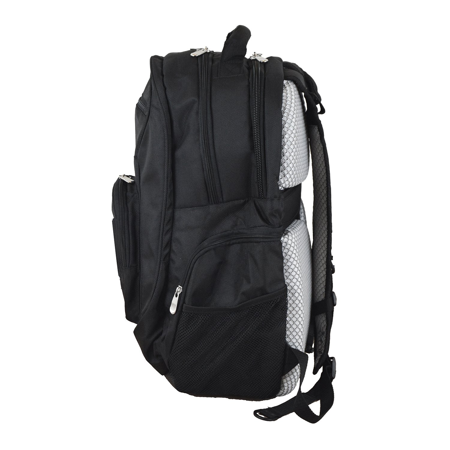 NCAA Deluxe 2-Piece Backpack & Carry-On Luggage Set - Black | Perfect for College Students, Travel & Sports Gear Storage