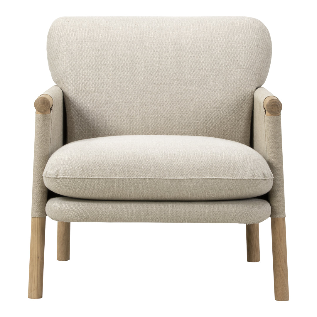 Erik Jorgensen Savannah Petite Lounge Chair - Compact Modern Lounge Chair for Small Spaces - Perfect for Living Room, Bedroom, or Office Relaxation