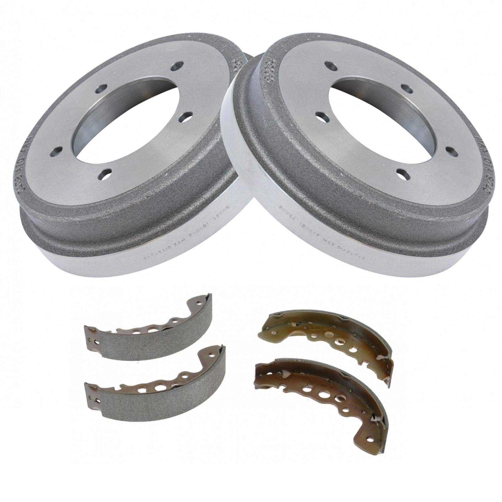 Rear Brake Shoe & Drum Kit Set for Chevy Tracker Suzuki Grand Vitara 2001-2008 - High Performance Braking System Replacement Parts - Perfect for Off-Roading, City Driving & Highway Commuting