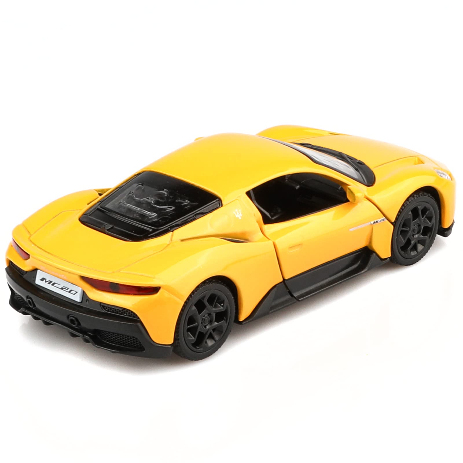 1/36 Scale Maserati MC20 Diecast Model Car - Pull Back Toy Vehicle with Smooth Rolling Wheels, Collectible Sports Car Gift for Boys & Girls (Birthday, Christmas, Display Shelf)
