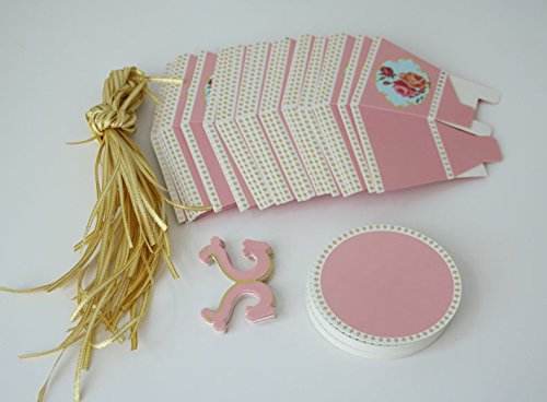 50pcs Pink Teacup Candy Boxes - Elegant Tea Party Favors for Birthday, Baby Shower & Wedding Decorations | Perfect for Afternoon Tea Events, Bridal Showers & Special Occasions