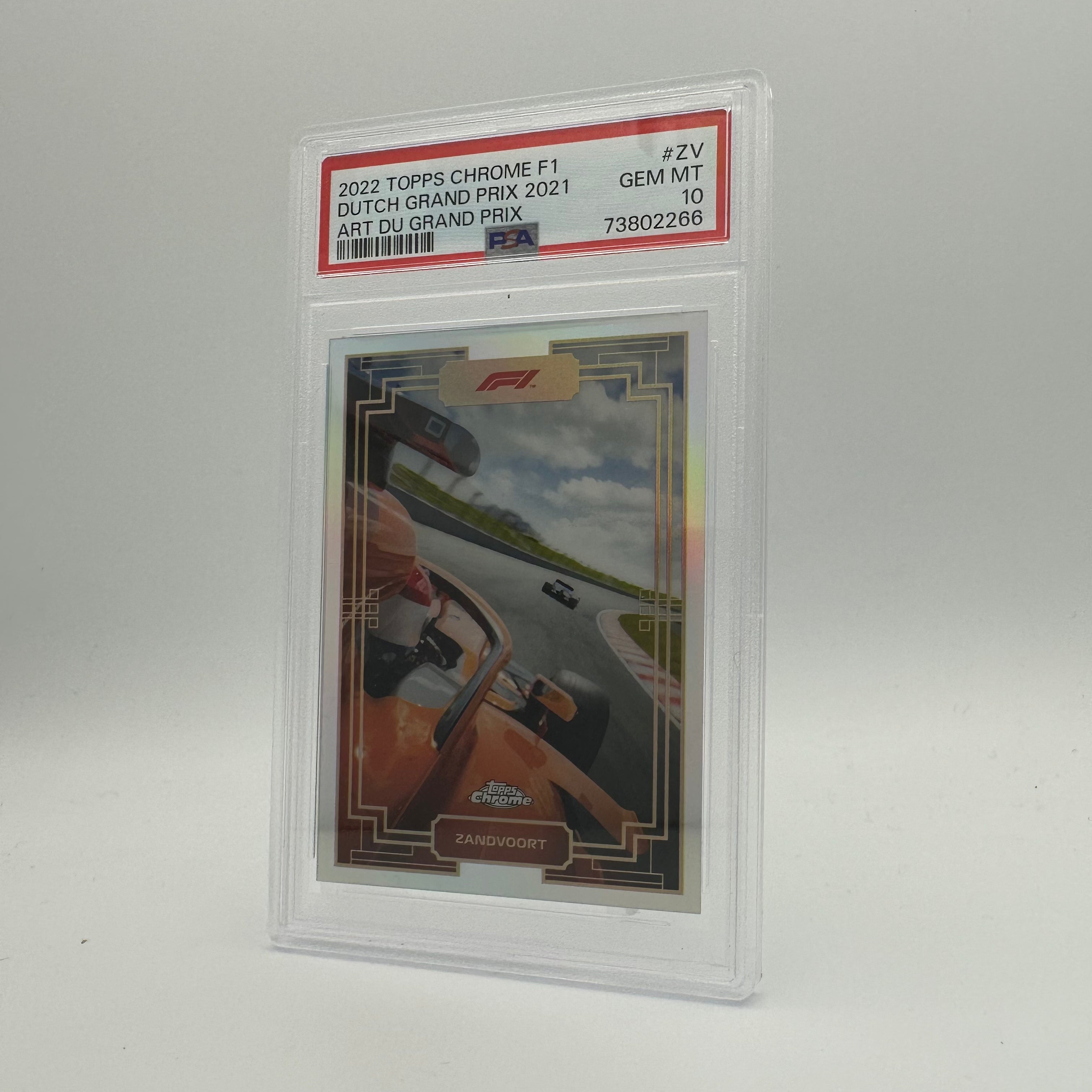 PSA 10 Graded Dutch Grand Prix #ZV Art du Grand Prix - Premium Collectible Racing Memorabilia for Fans & Display