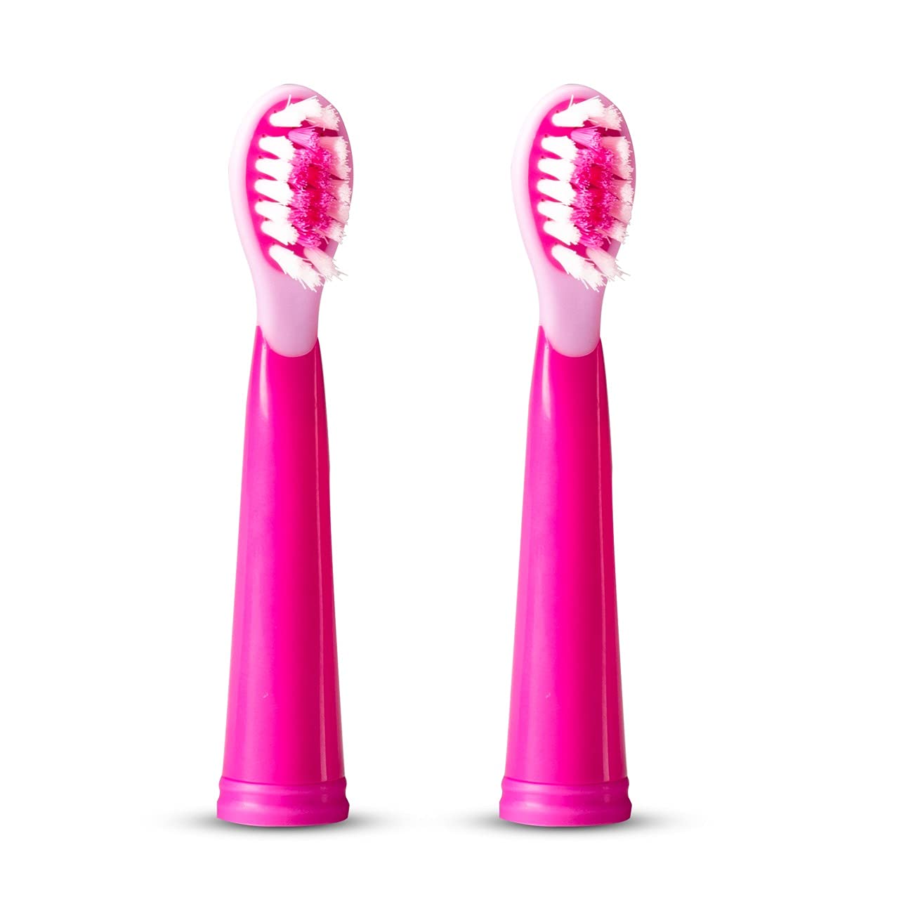 Agaro REX Replacement Brush Heads - 2 Pack Pink Refills for Electric Toothbrush | Perfect for Travel & Daily Oral Care