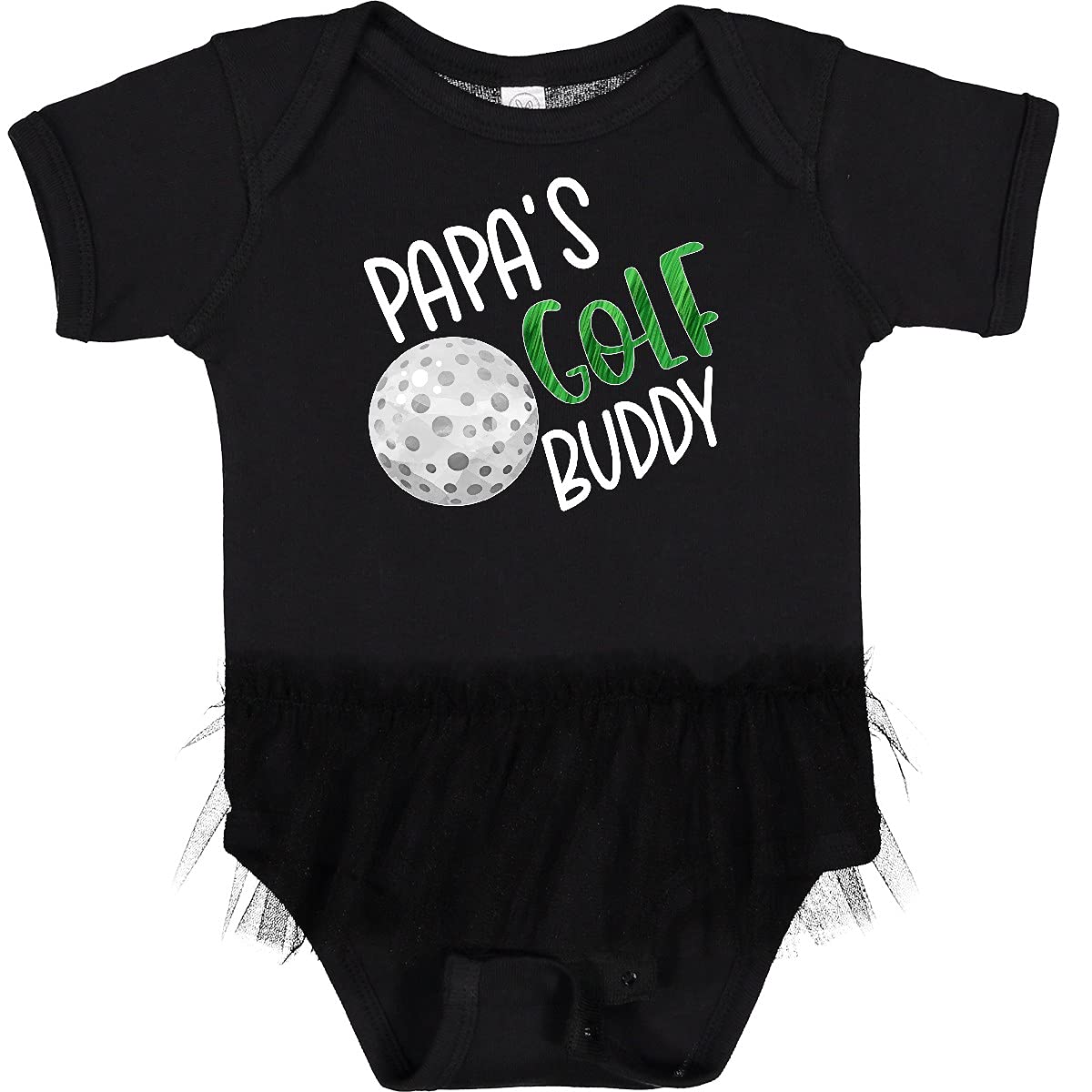 Papa's Golf Buddy Baby Bodysuit - Golf Ball Design for Infants
