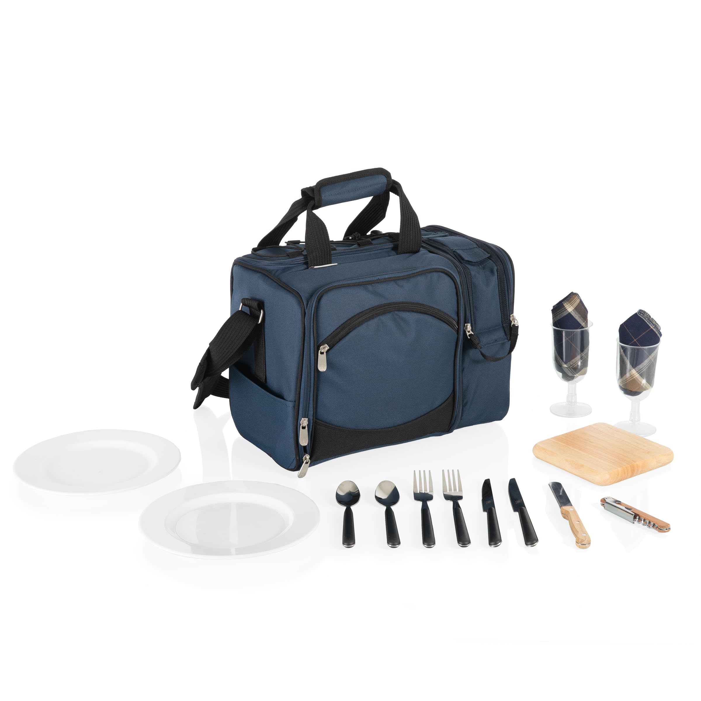 PICNIC TIME NFL Unisex-Adult Malibu Picnic Basket Cooler - Perfect for Tailgating, Beach Outings & Outdoor Sports Events | Portable Insulated Food Storage for Football Fans