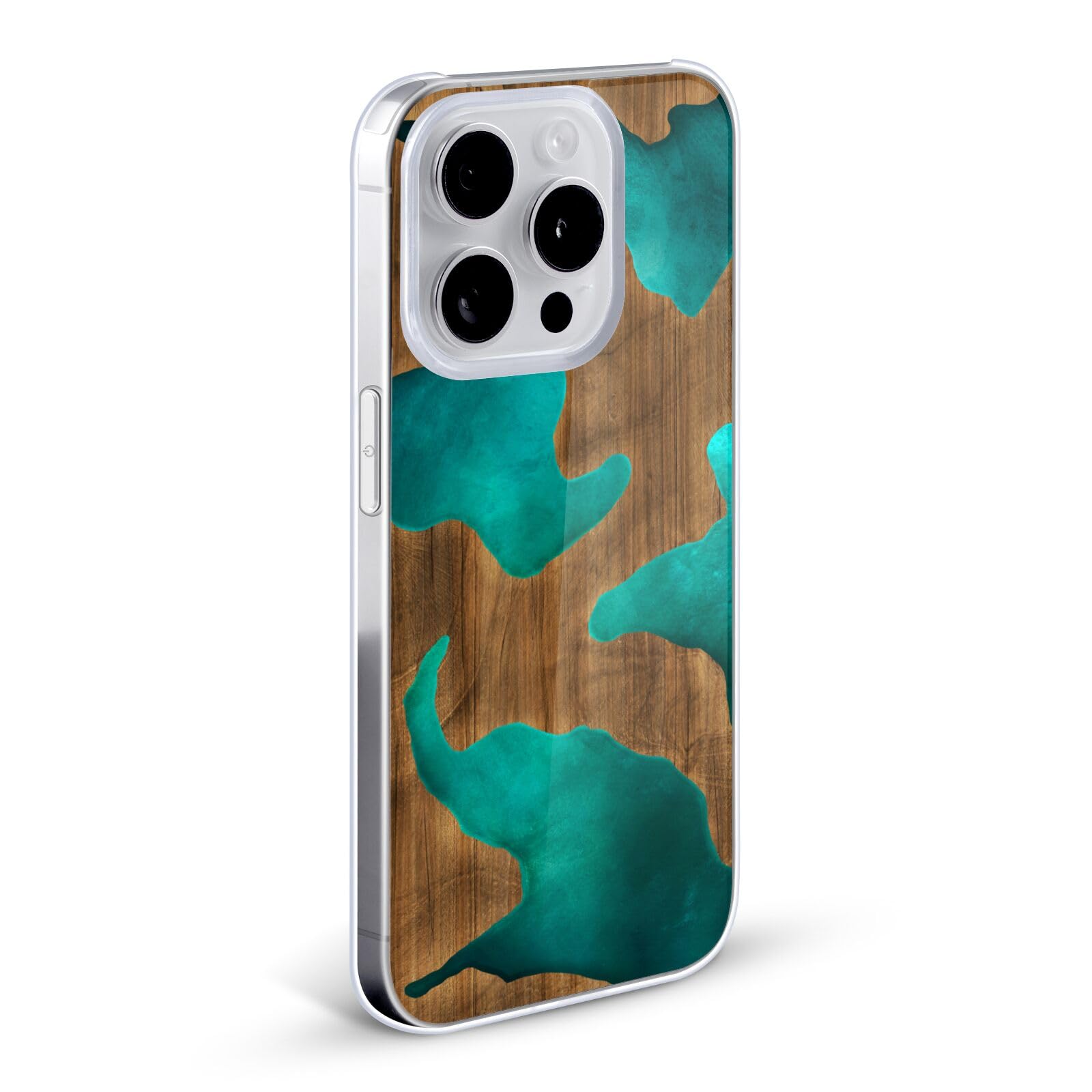 Officially Licensed Alyn Spiller Aqua Wood & Resin Hard Case for Apple iPhone 11 Pro Max - Durable Protection with Stylish Wood Design | Perfect for Outdoor Adventures, Work & Daily Use