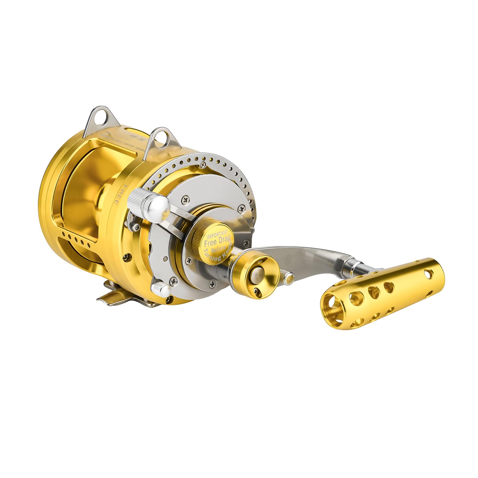 GOMEXUS Saltwater Trolling Reel - Heavy Duty Conventional Fishing Reel for Tuna, Sailfish, Swordfish | Deep Sea Fishing Gear for Offshore & Big Game Angling