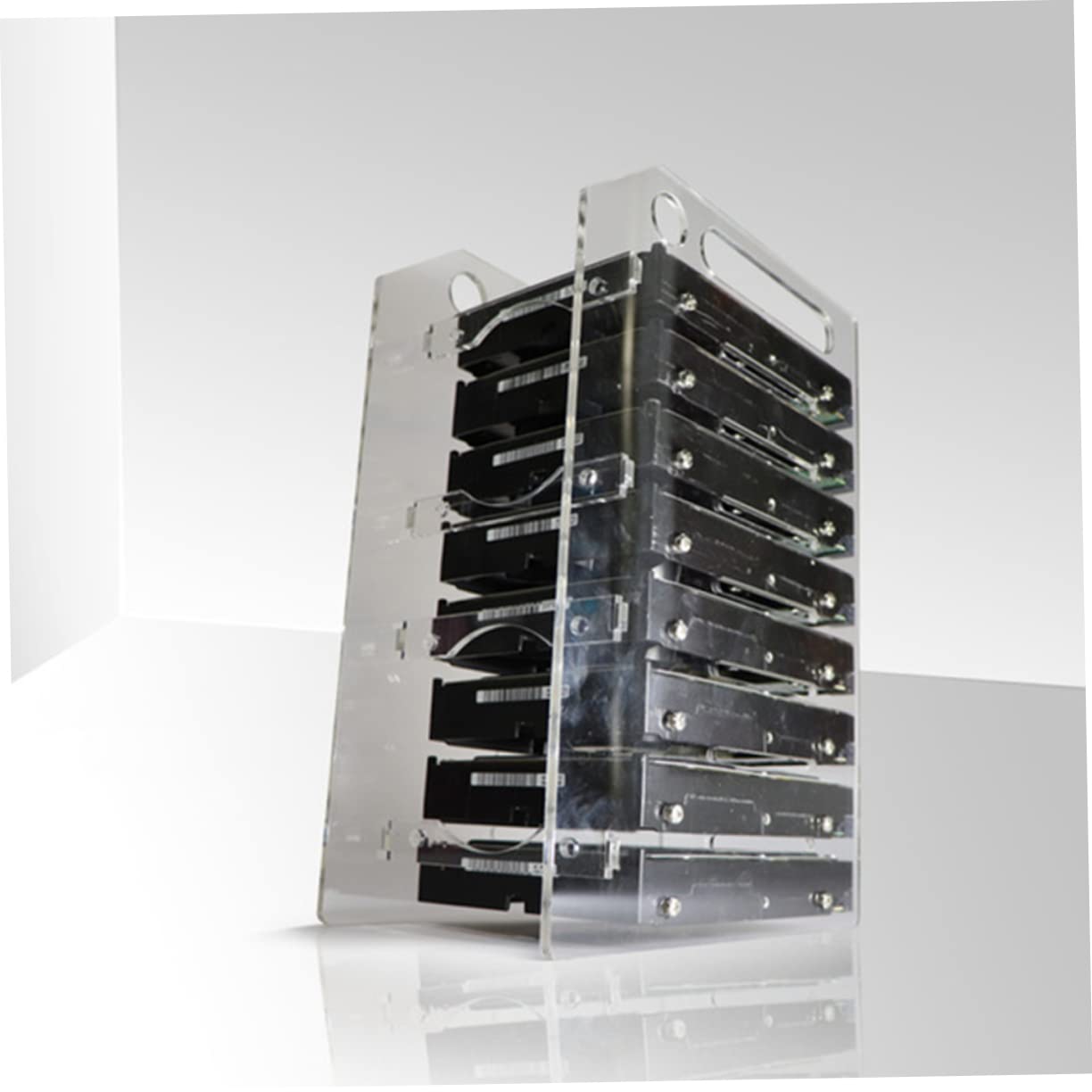 Angoily 3-Pack Acrylic HDD Mounting Bracket - 3.5