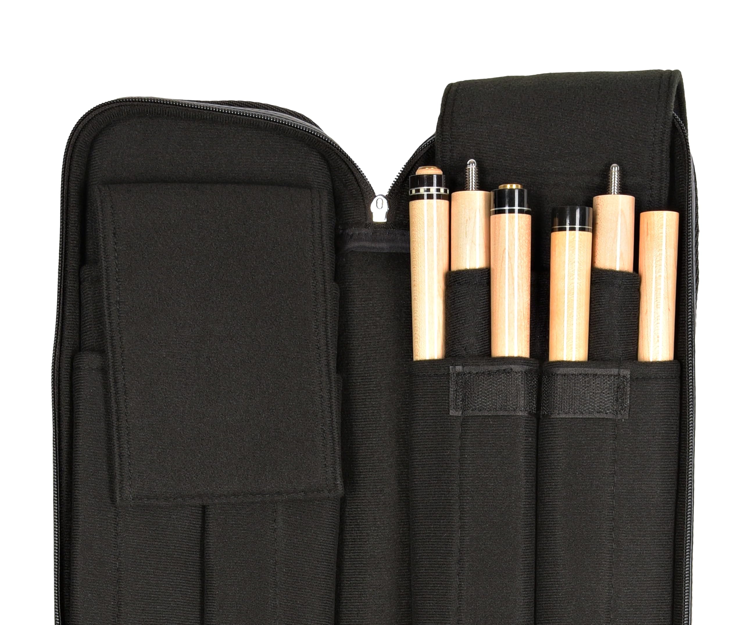 Premium ASKA Soft Leatherette Pool Cue Case/Bag - Durable Billiard Accessory for 1-2 Cues | Stylish Protection for Pool Sticks | Perfect for Travel, Storage & Tournament Play