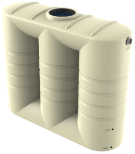 3000L Slimline Water Tank (TSL660) - Lightweight & Space-Saving Water Storage Solution for RV, Camping, and Off-Grid Living