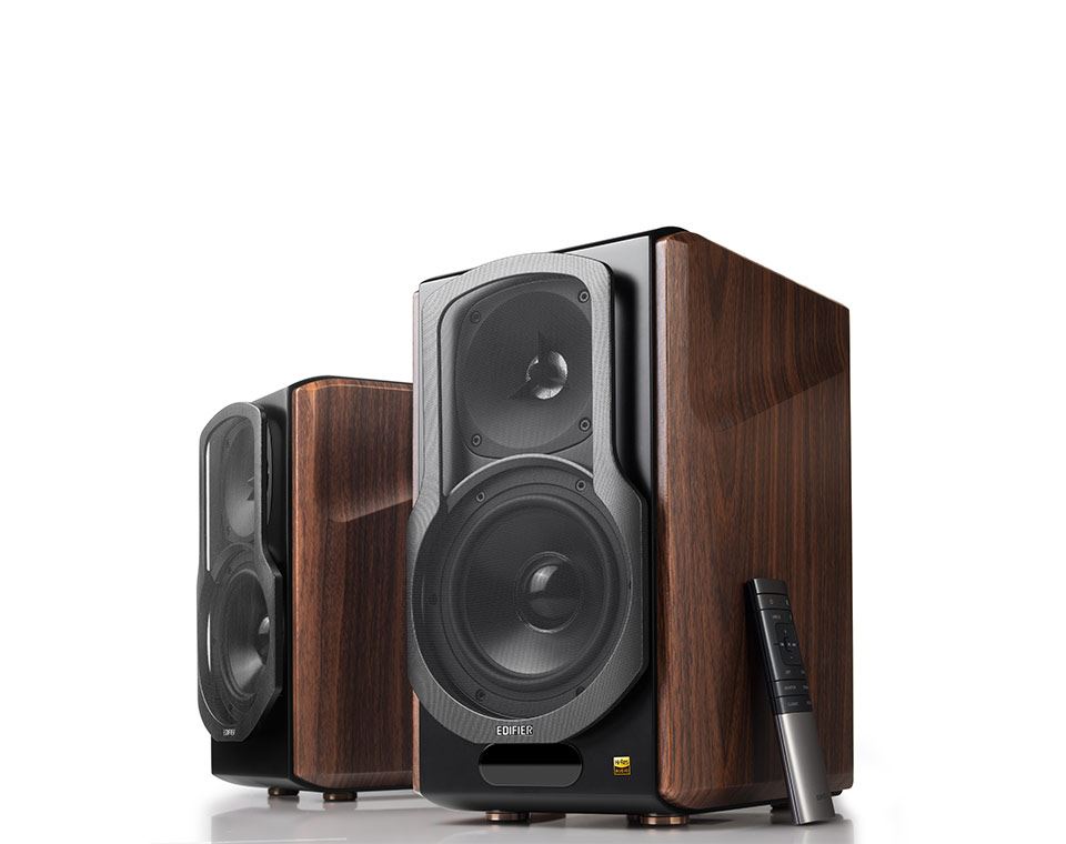 Edifier S2000MKIII Hi-Res Bluetooth Bookshelf Speakers - Premium Audio for Home Theater, Gaming & Music Listening