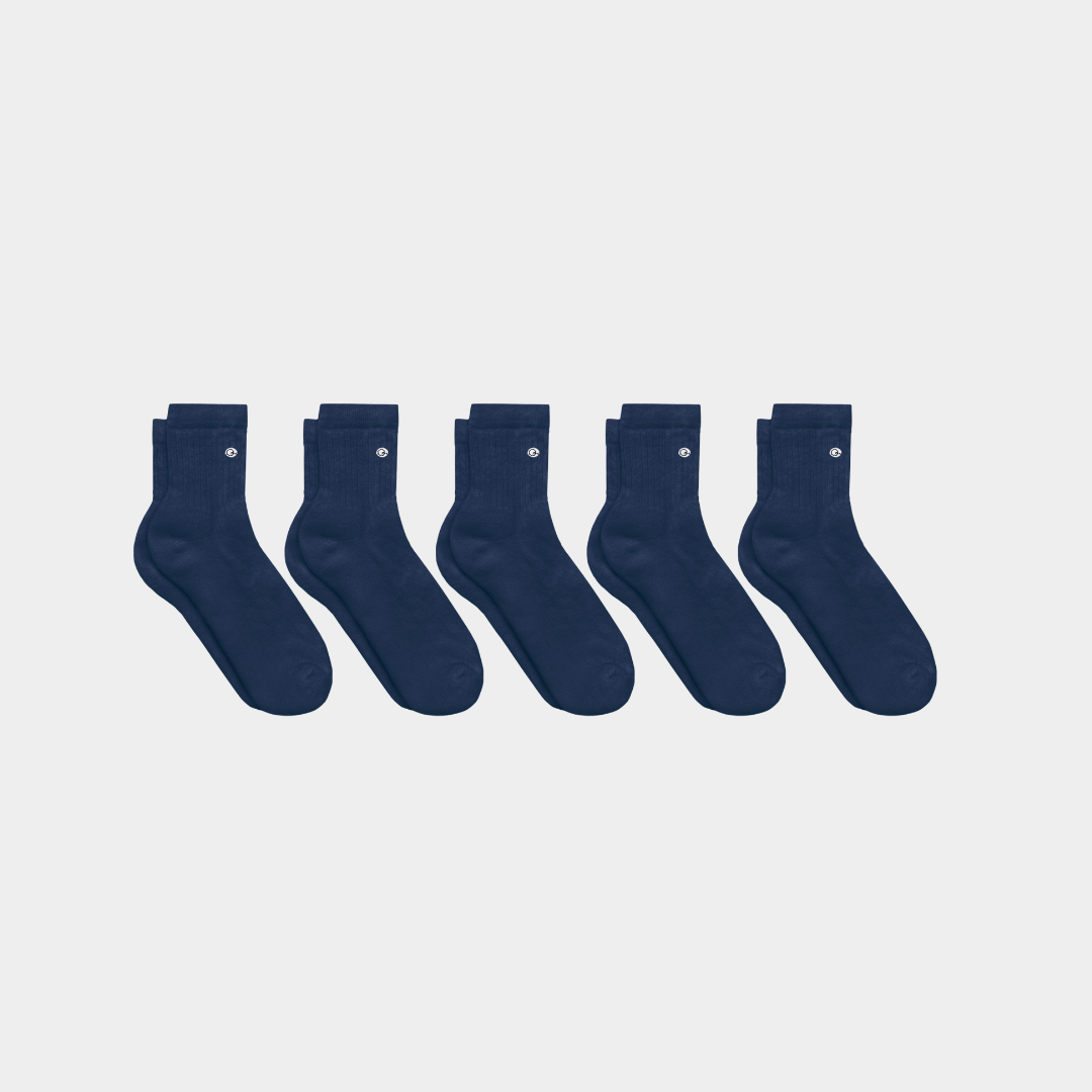 Premium Merino Wool & Cotton Blend Midweight Quarter Socks for Kids - Soft, Breathable & Durable for School, Sports & Everyday Wear